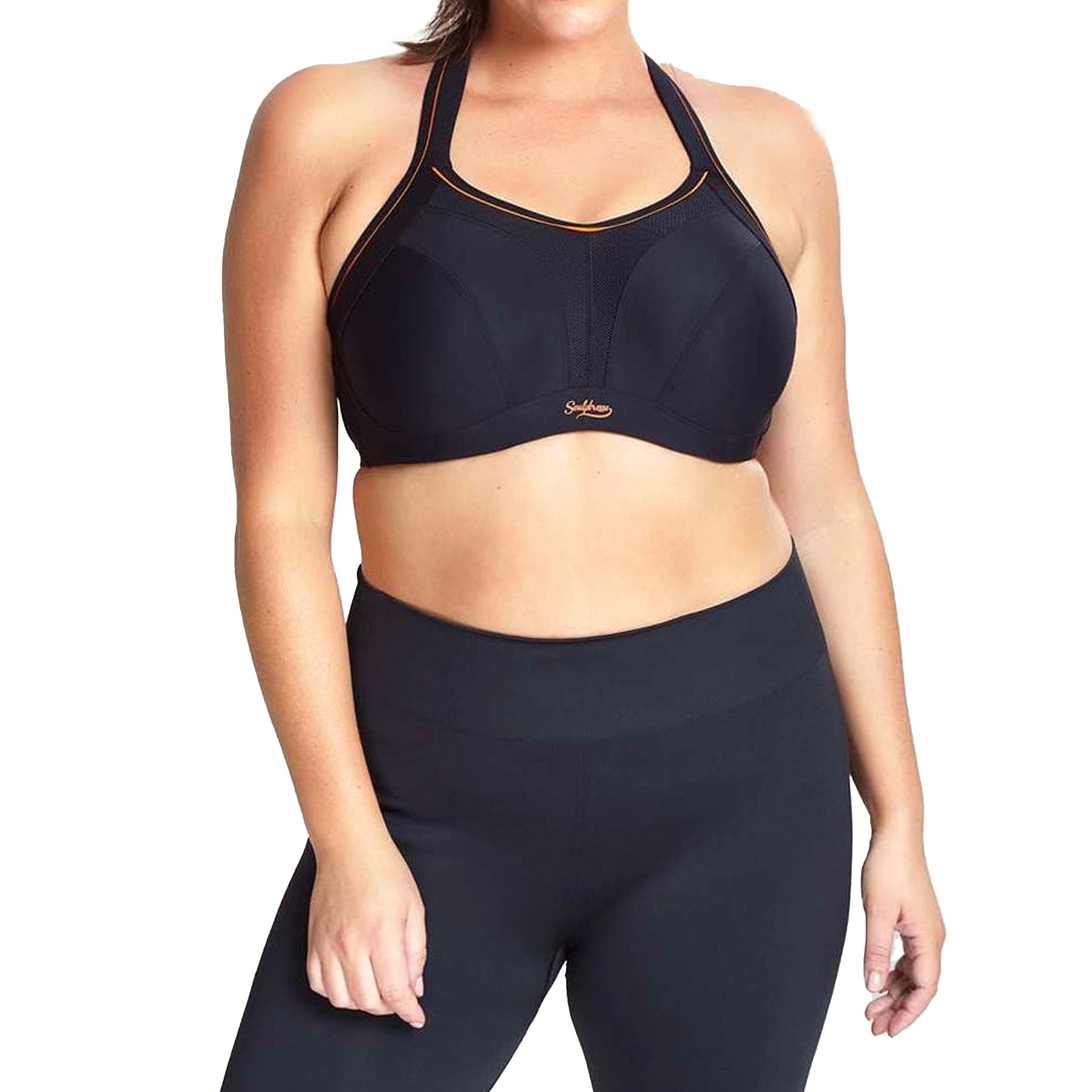 Panache Sculptresse Non Padded Sports Bra 9441 Black Set
