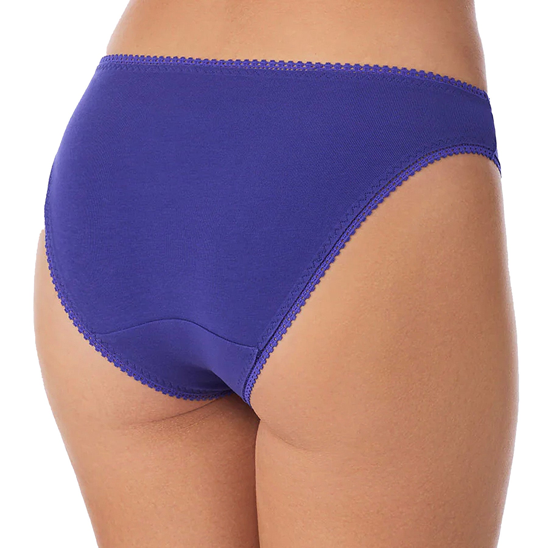 OnGossamer Cabana Cotton Hip Bikini 1402 Blue Back