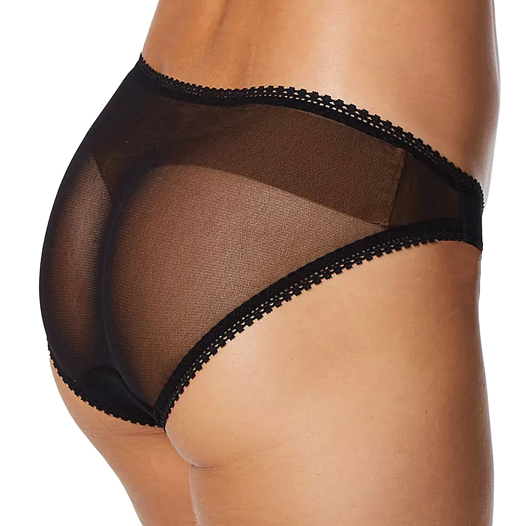 OnGossamer Mesh Hip Bikini 3202  Black Back