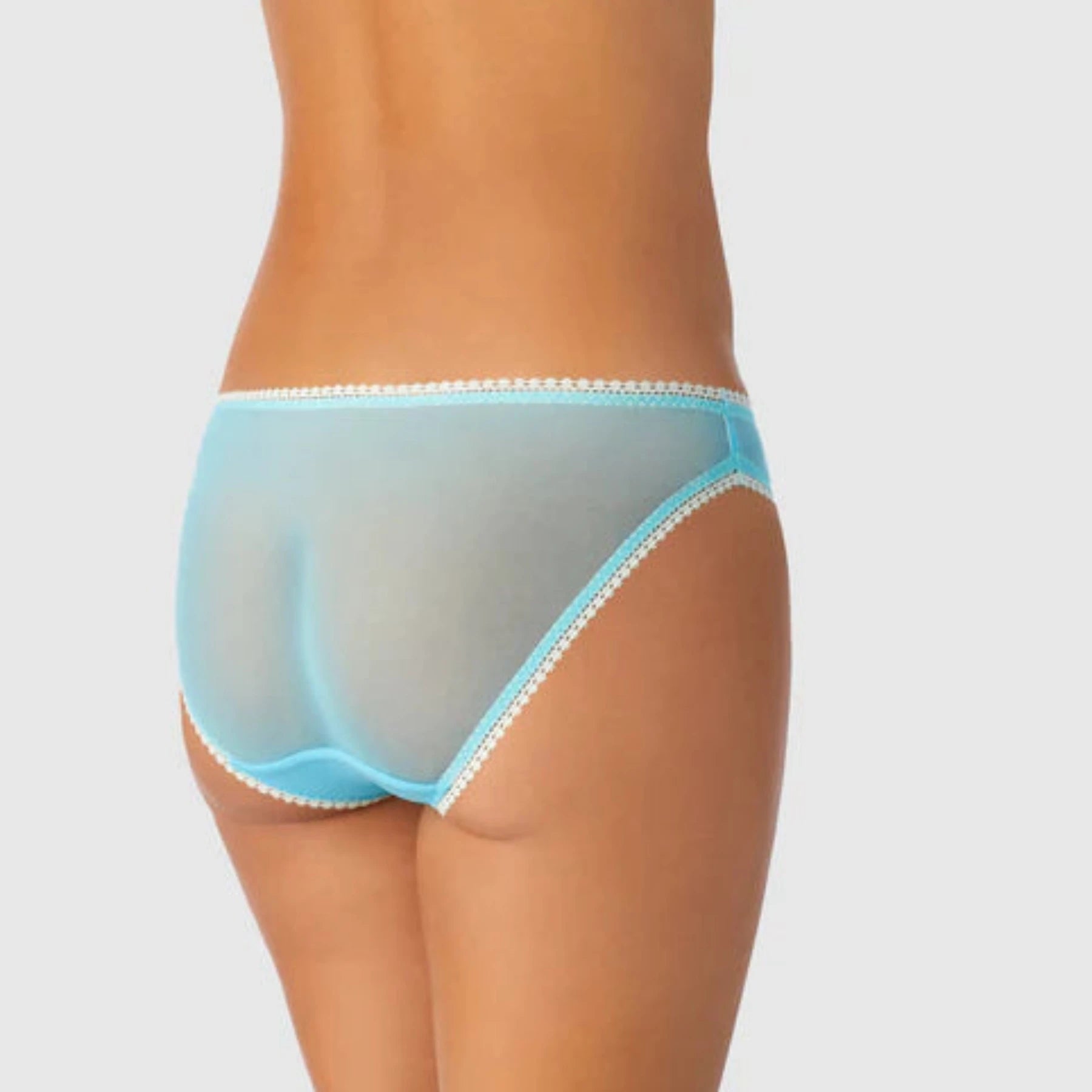 OnGossamer Mesh Hip Bikini 3202 - BlueMist
