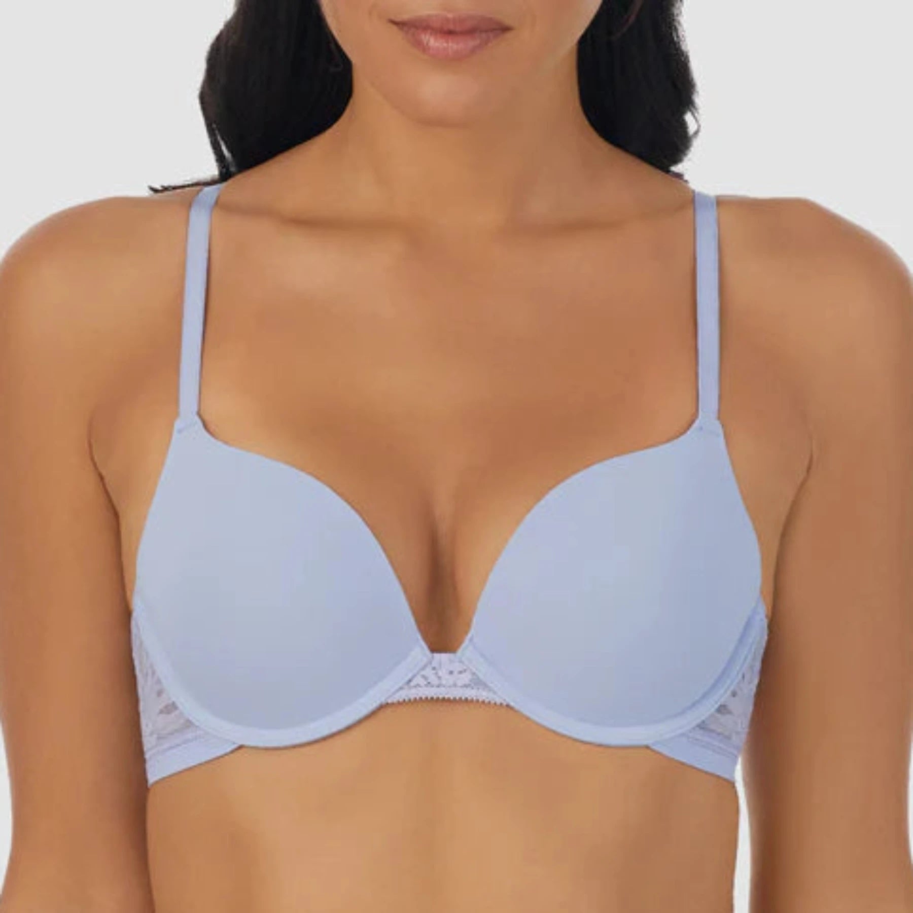 OnGossamer Sleek Micro Push Up Bra With Lace G9200 - Baby Lavender