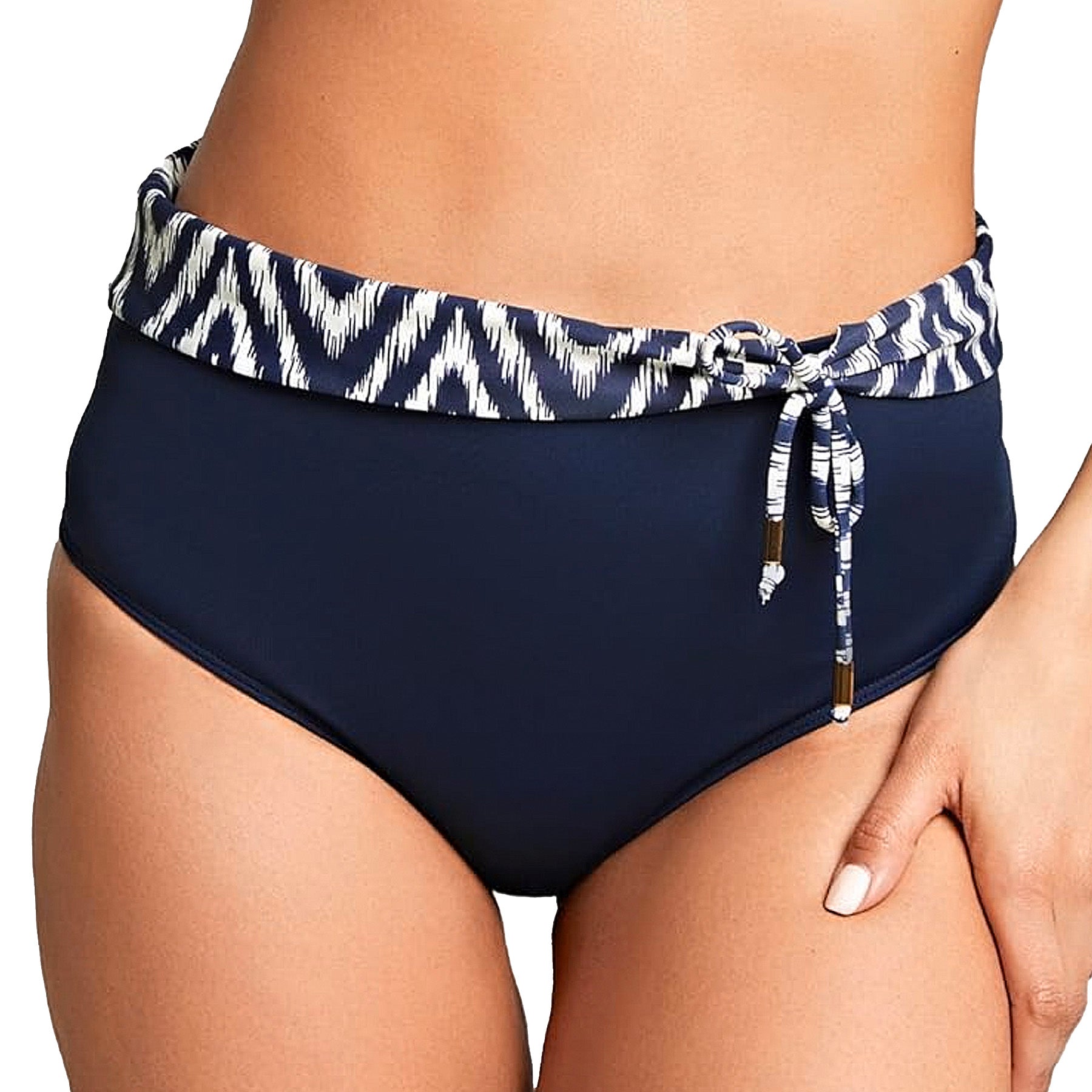 Panache Oceana Midi Pant SW1547 Navy Front