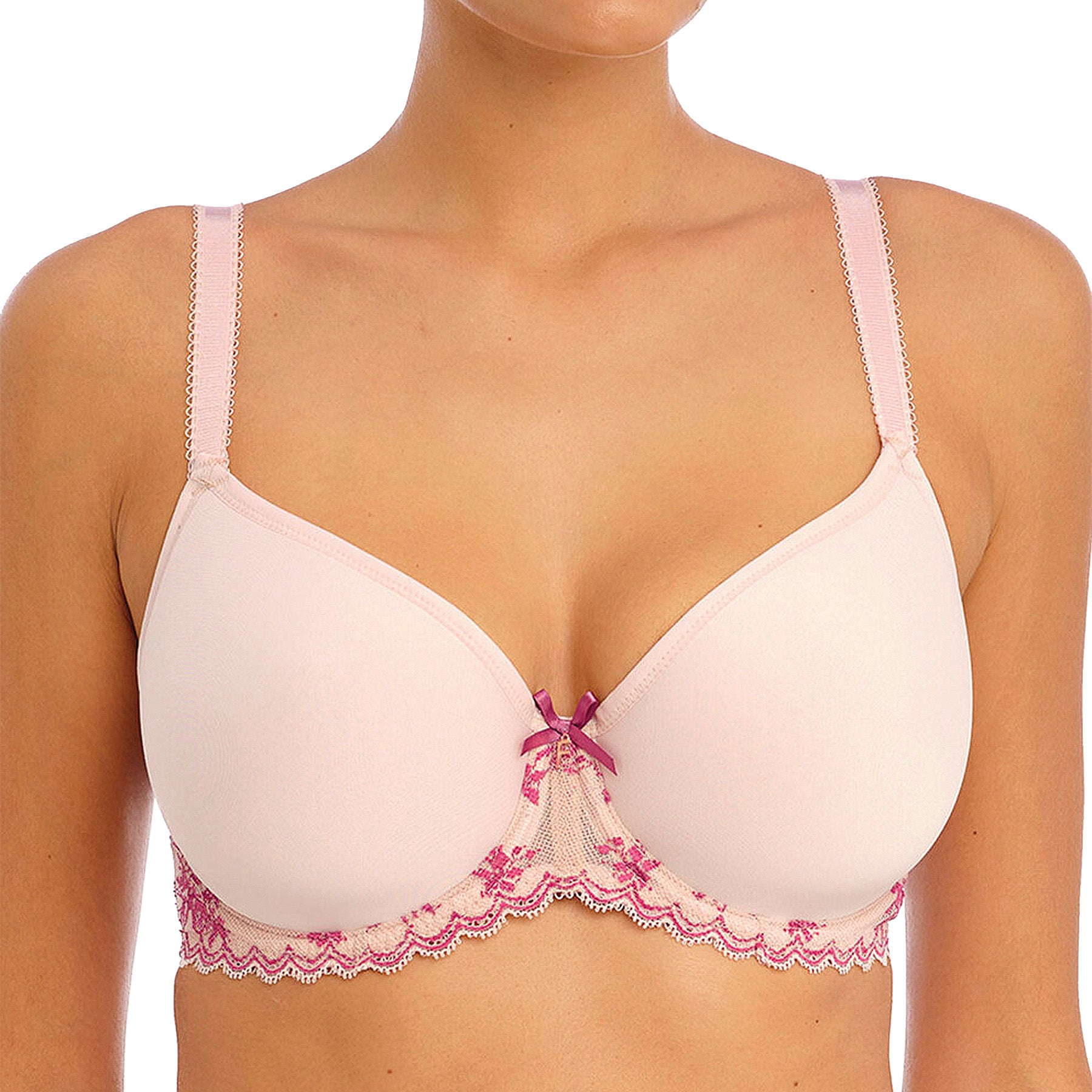 Freya Offbeat Decadence UW Moulded Spacer Bra AA402510 Vintage Rose Front