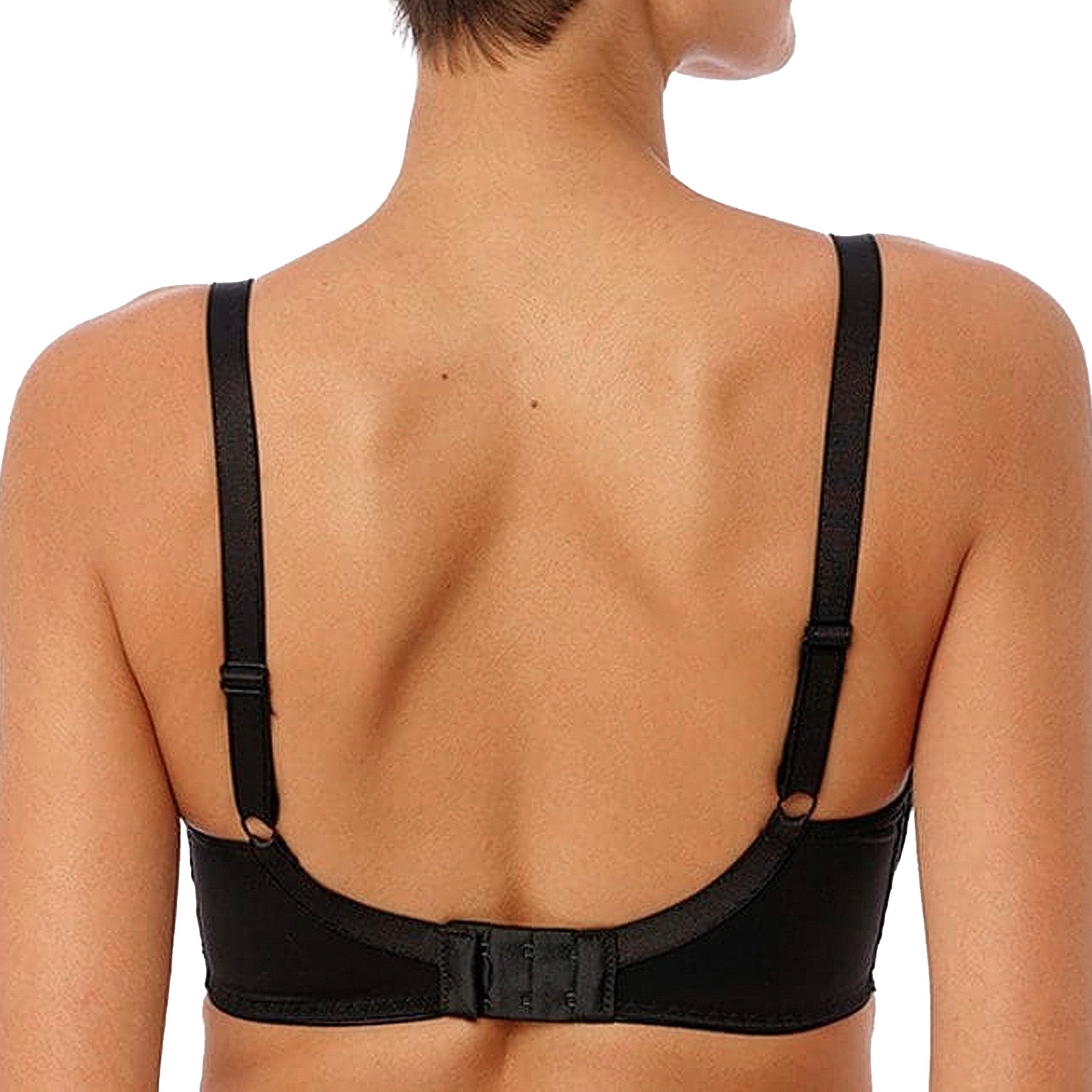 Freya Offbeat Underwire Moulded Demi T-shirt Bra AA5450 Black Back