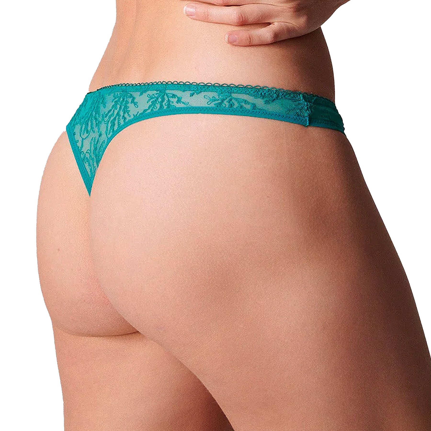 Simone Perele Opaline Tanga 1B2710 - Emerald Green