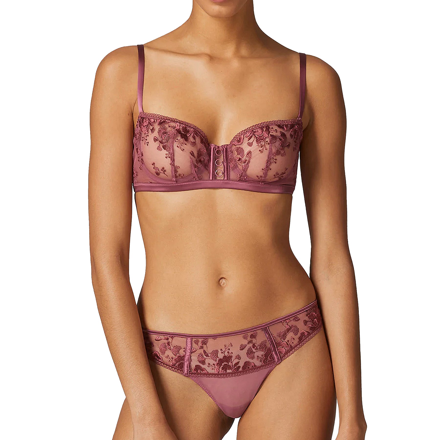 Simone Perele Orphee Thong 15S710 Diva Pink Set