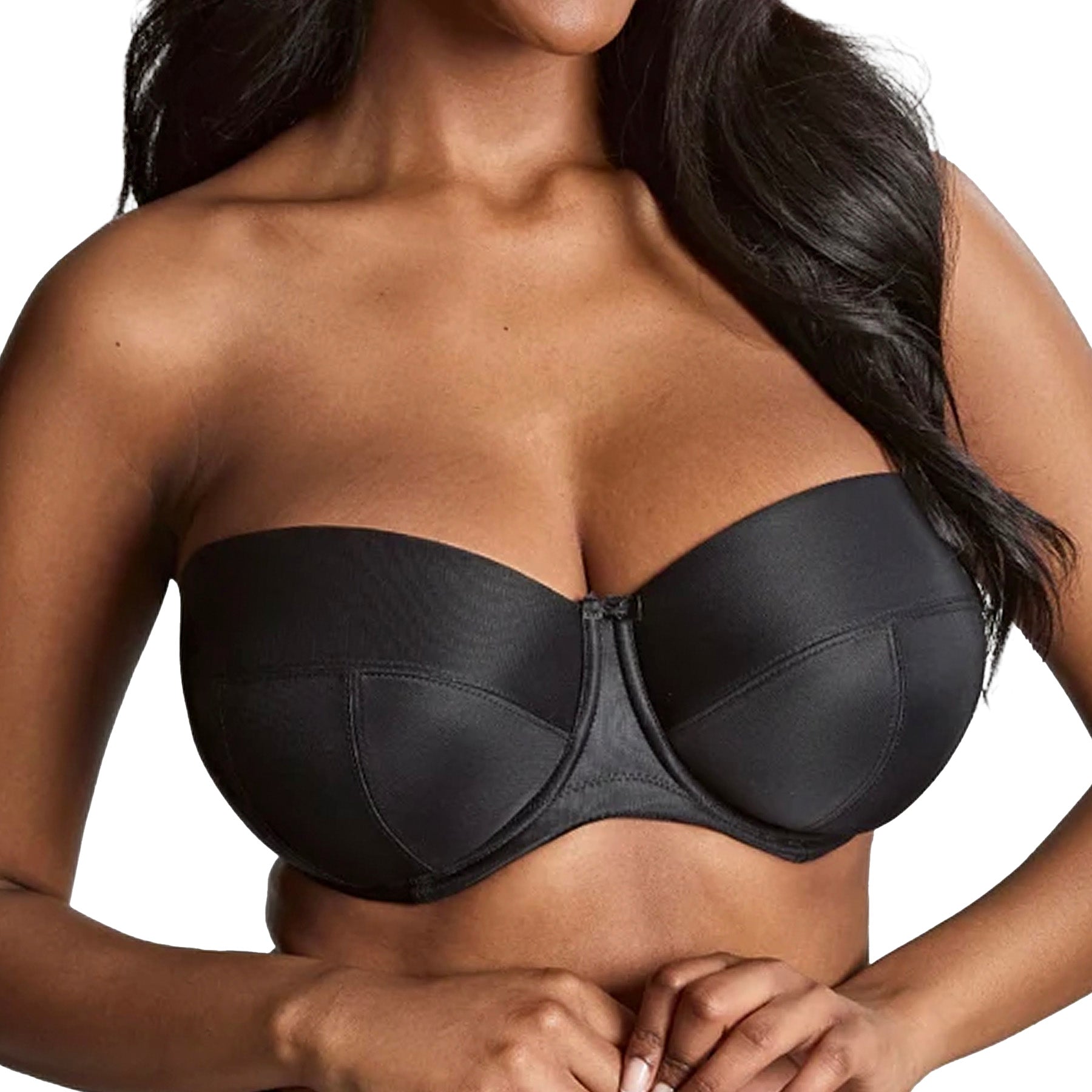 Panache Alice Strapless Bra 11040 Black Front