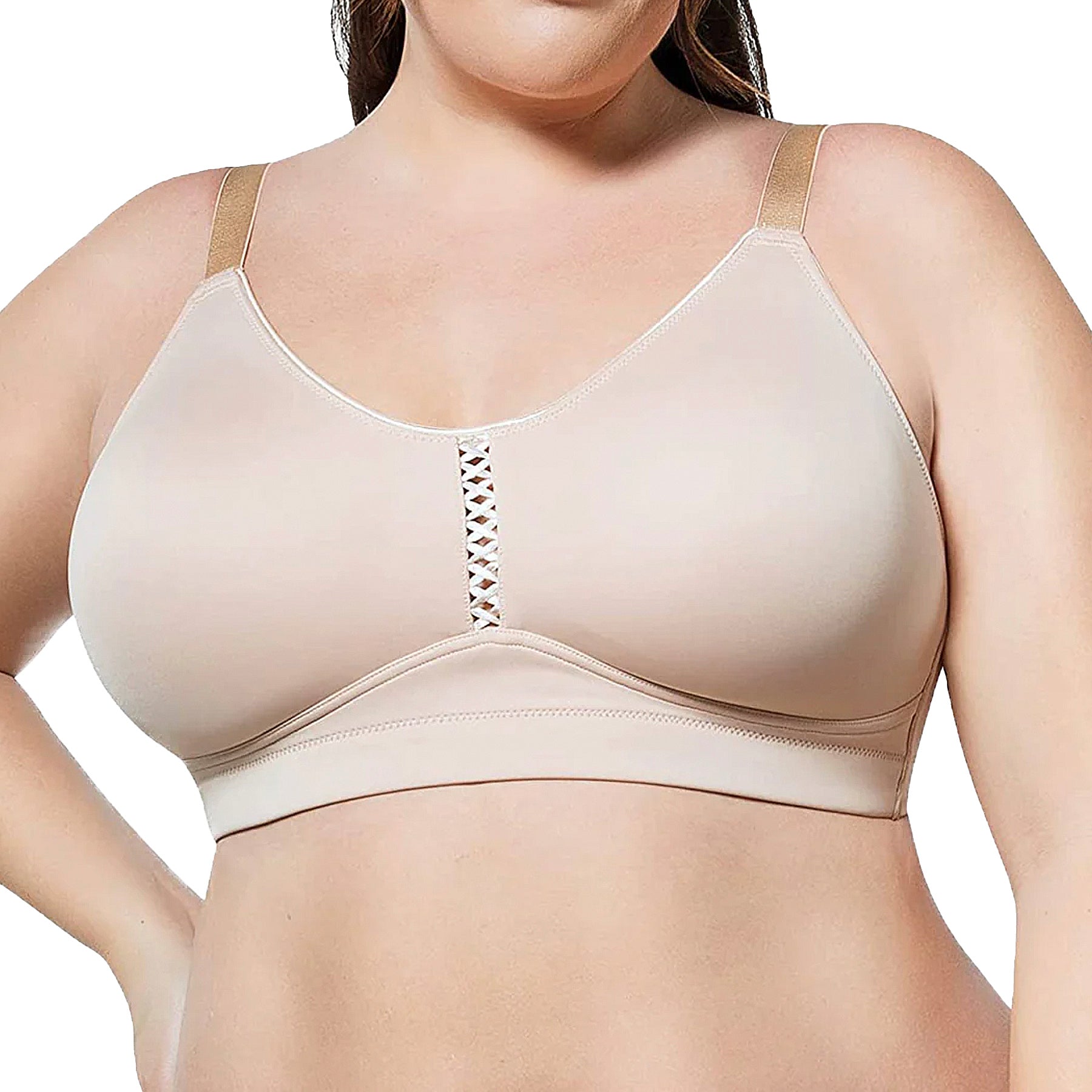 Parfait Erika Seamless Wireless Bralette P5861 Bare Front