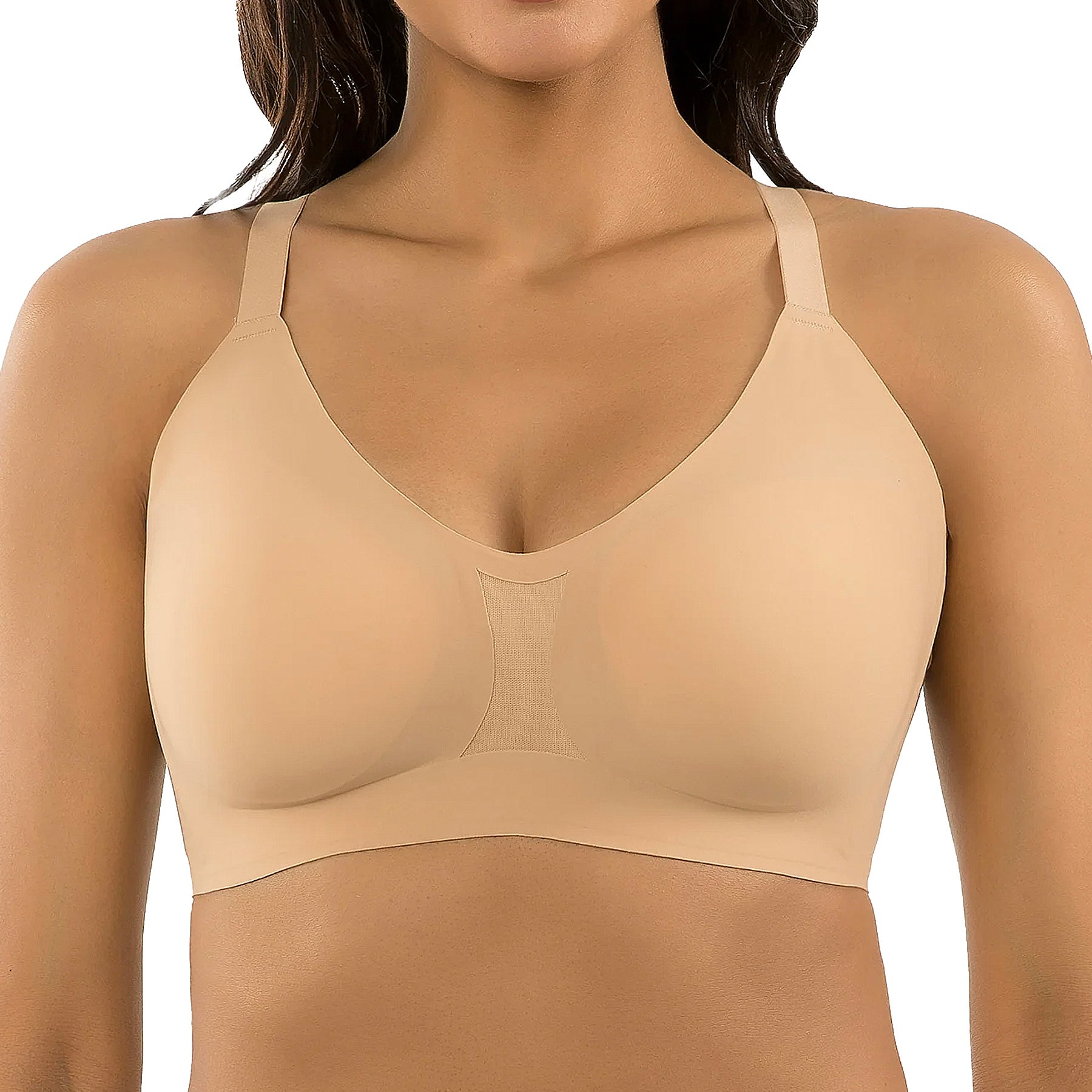 Parfait Simplicity Seamless Wireless Contour Bra P2400 Bare Front