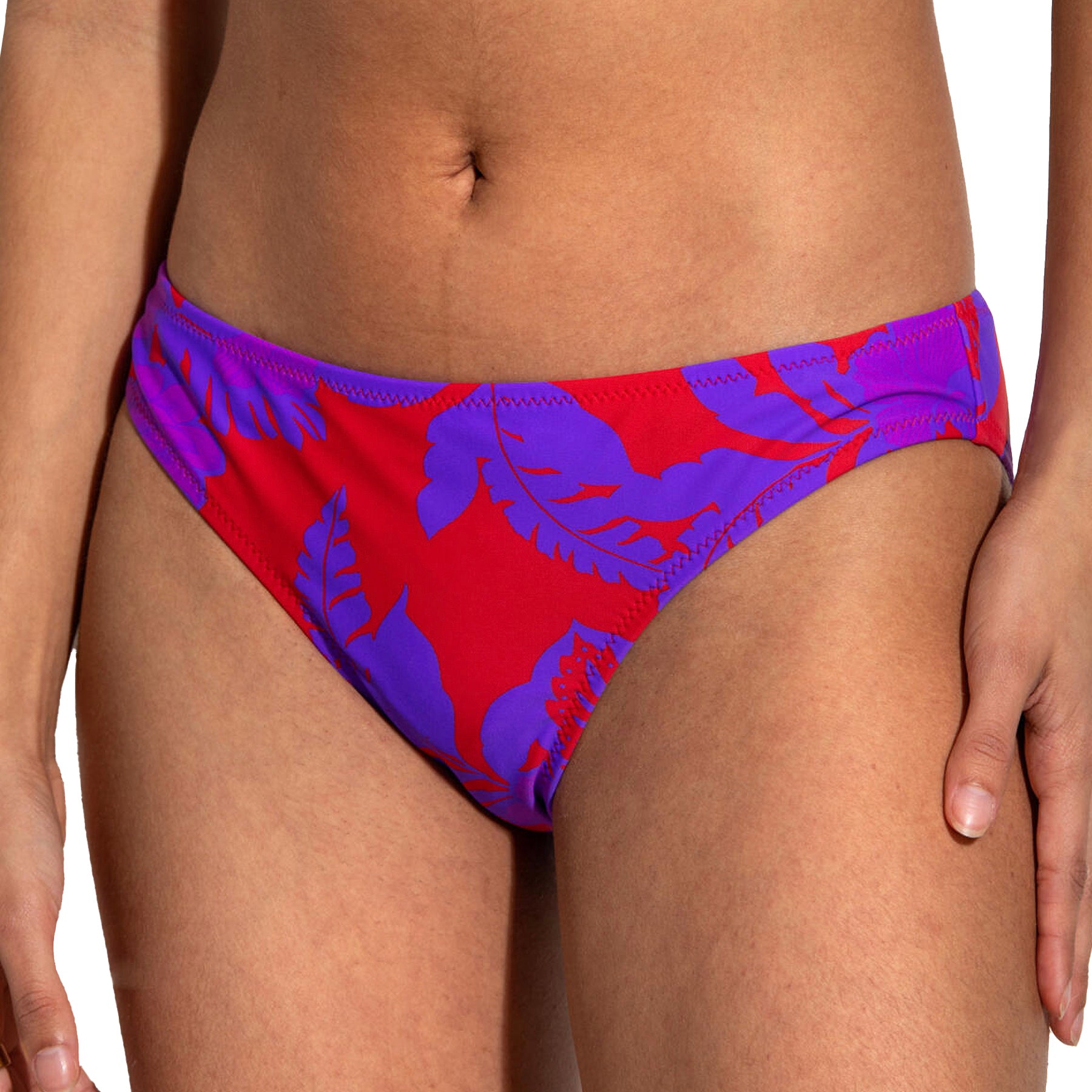 Pour Moi Heatwave Bikini Brief PM86004 Red Purple Front