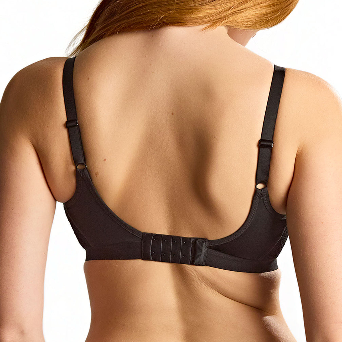 Panache 10391 Katherine Wire-Free Nursing Bra - Black - back view