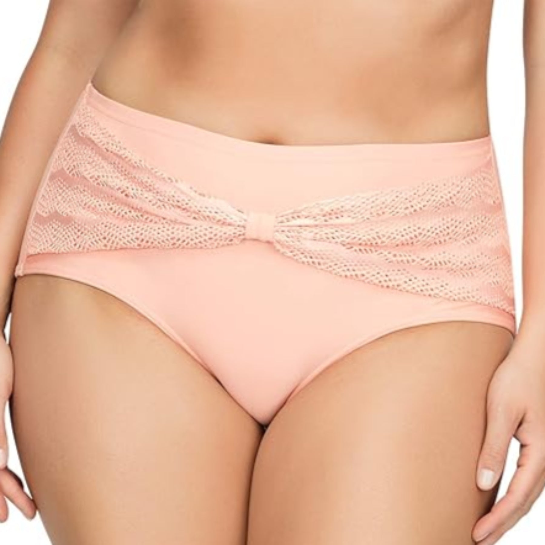 Parfait High Waist Bikini Bottom - Peach