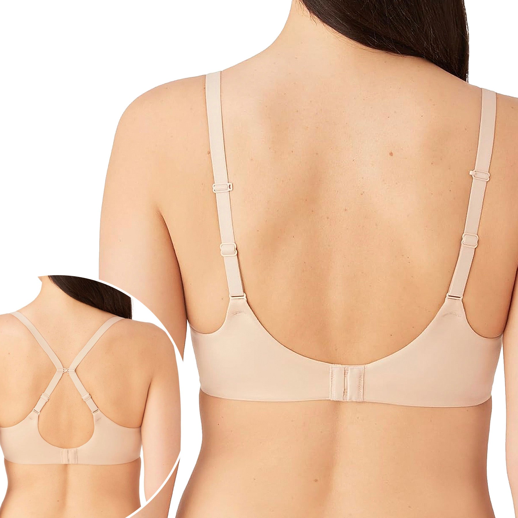 Wacoal Perfect Primer Underwire T-Shirt Bra 853213 Sand Back