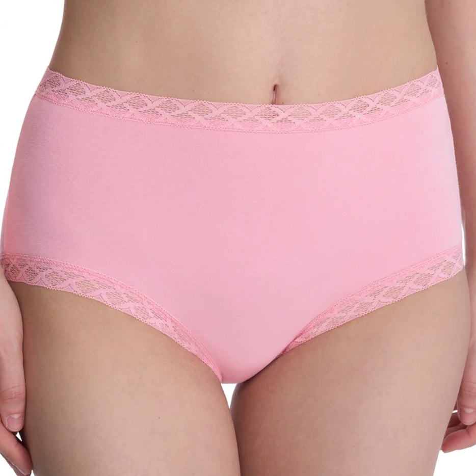 Natori Bliss Cotton Full Brief Panty 755058 - Pink Nectar