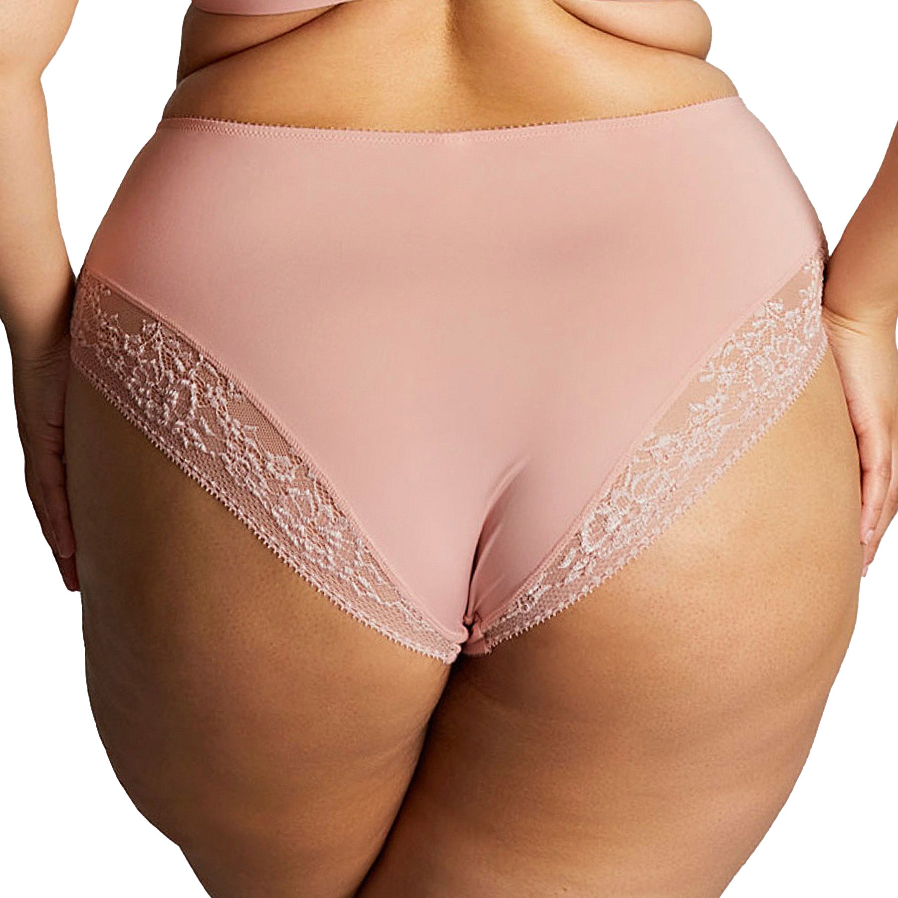 Panache Sculptresse Roxie High Waist Brief 9582 Misty Rose Back