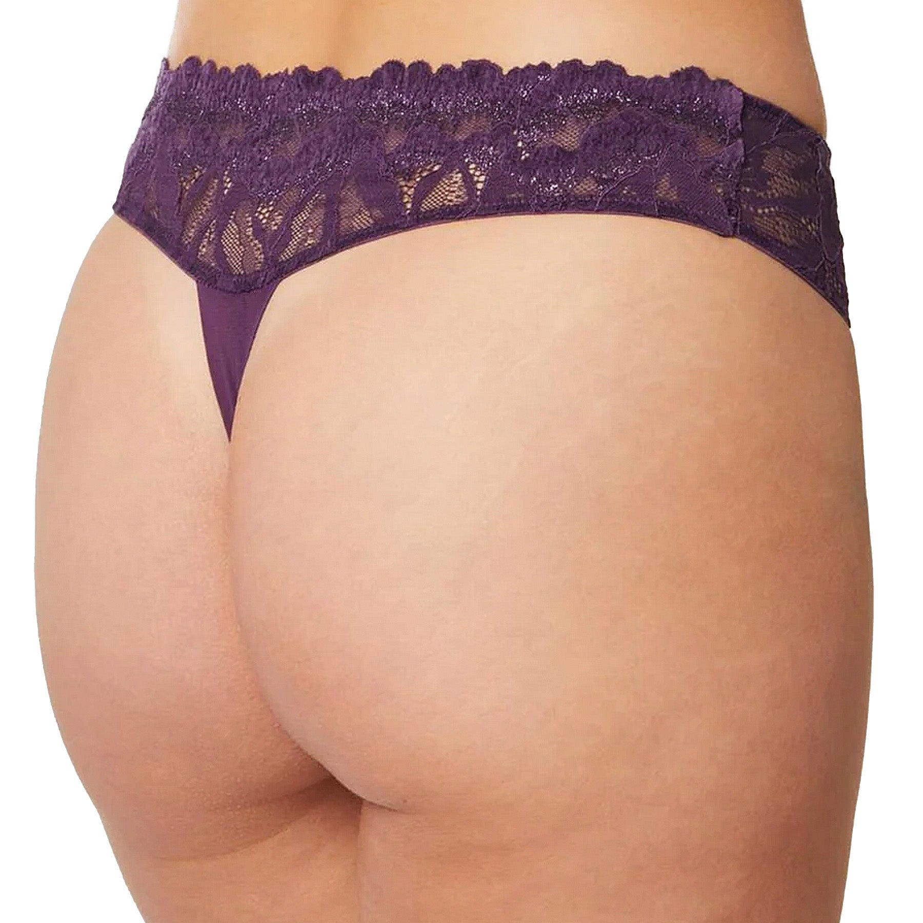 Montelle Royale Lace Thong 9533 Pinot Back