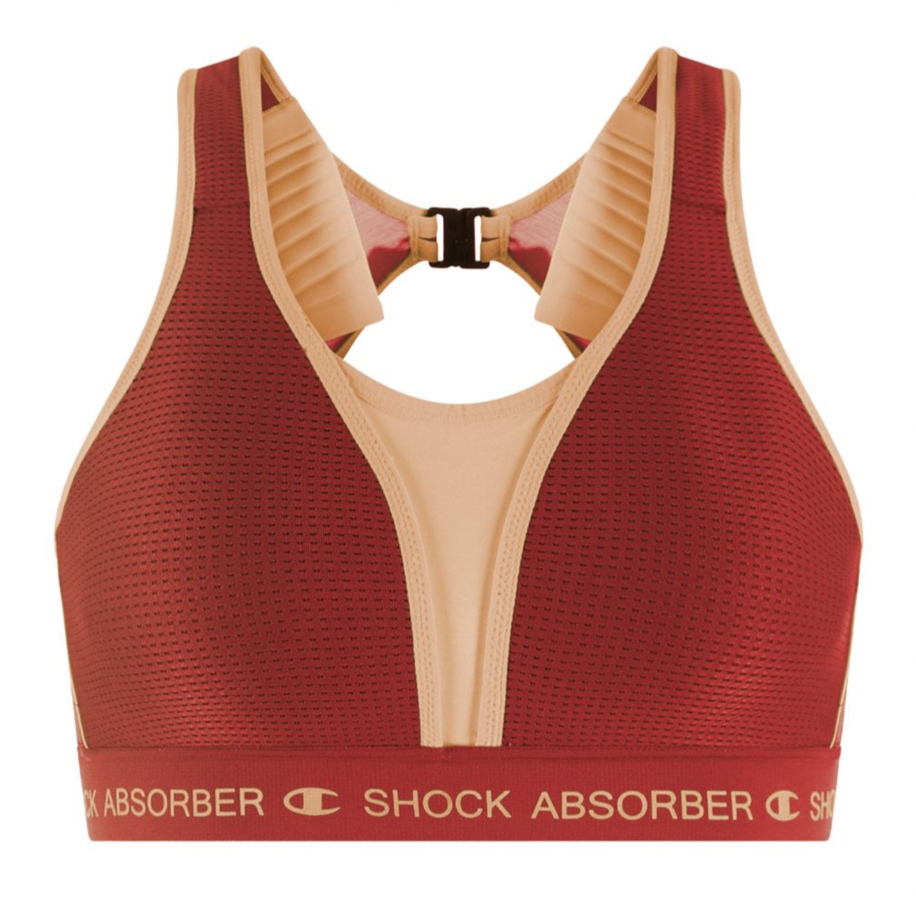 Shock Absorber Ultimate Run Bra Padded U10004/U10057 - Red/Peach