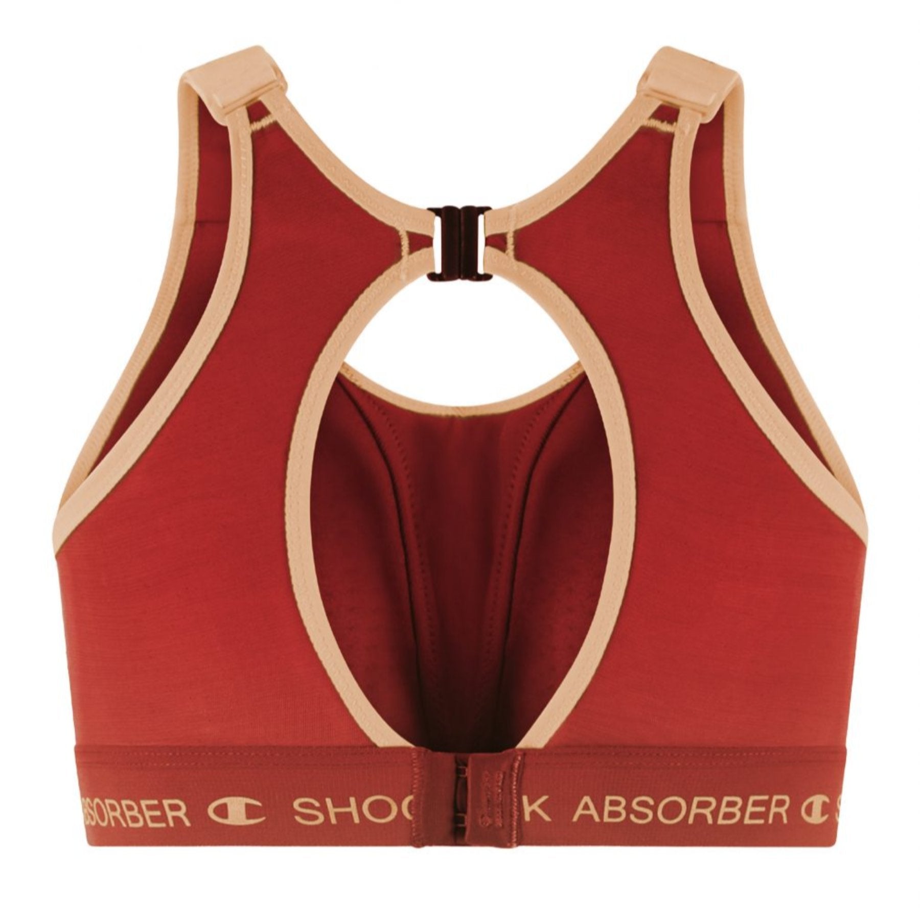 Shock Absorber Ultimate Run Bra Padded U10004/U10057 - Red/Peach