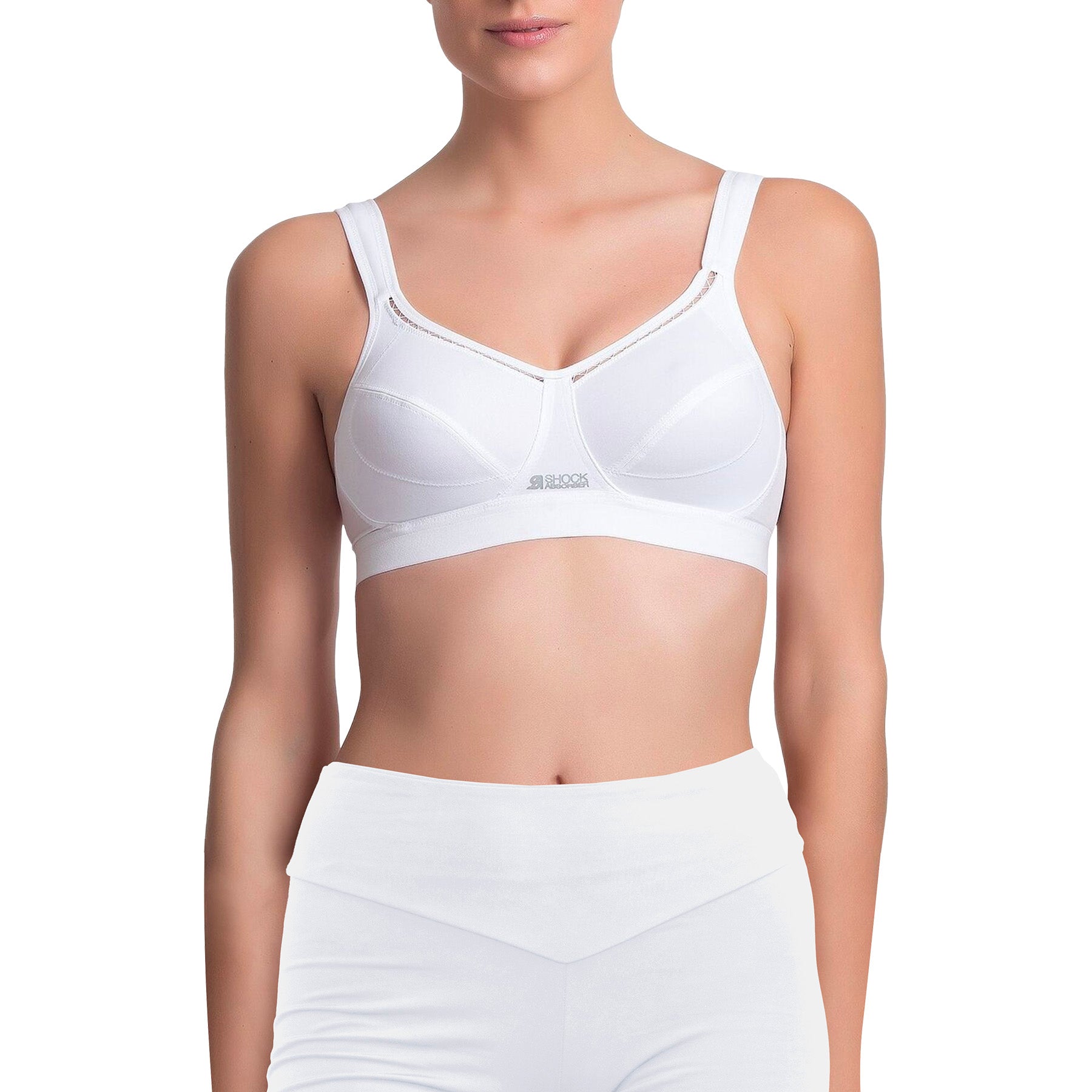 Shock Absorber Active Classic Support Sports Bra SN102/U10036 White Set