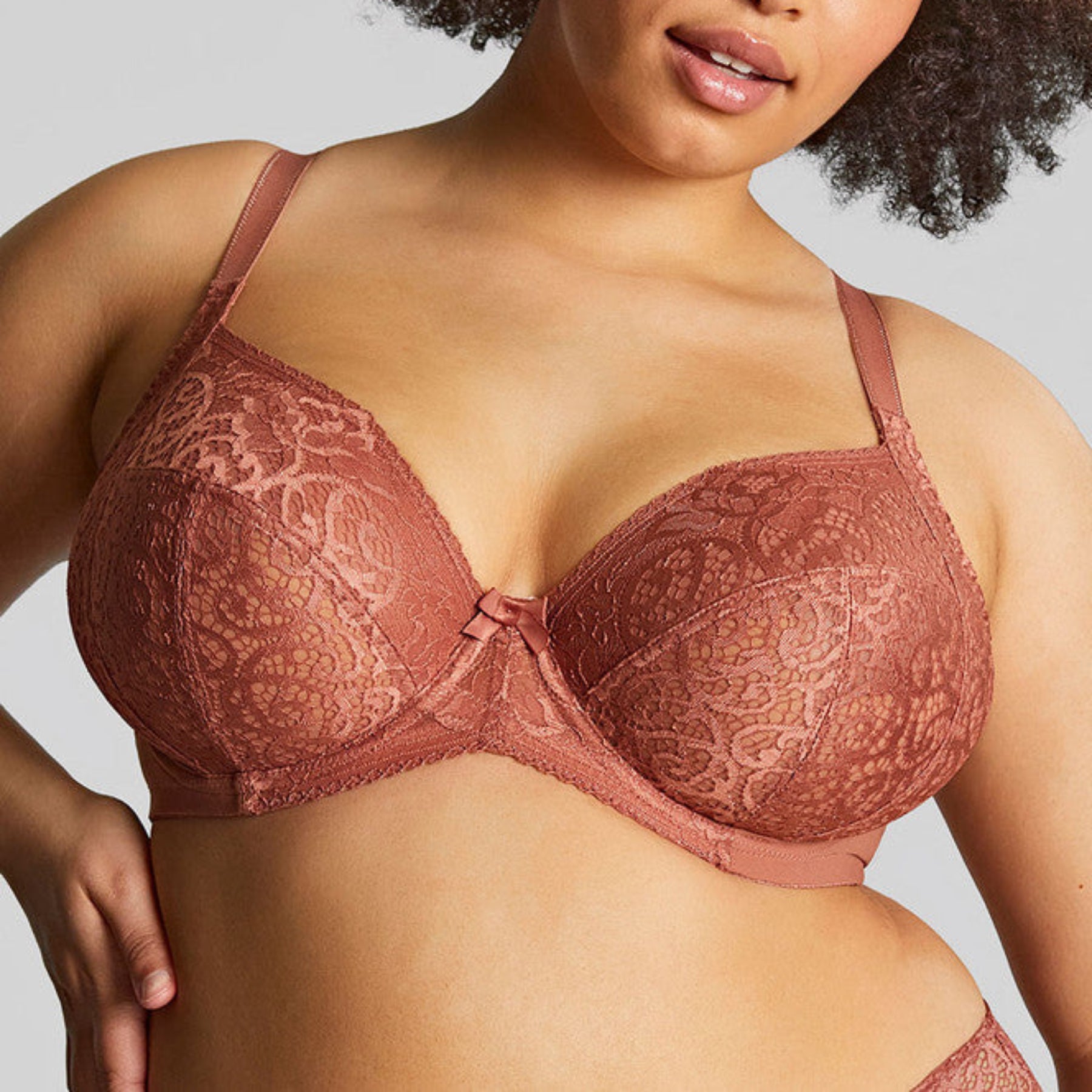 Estel Plunge Bra 9686 - Rose Gold