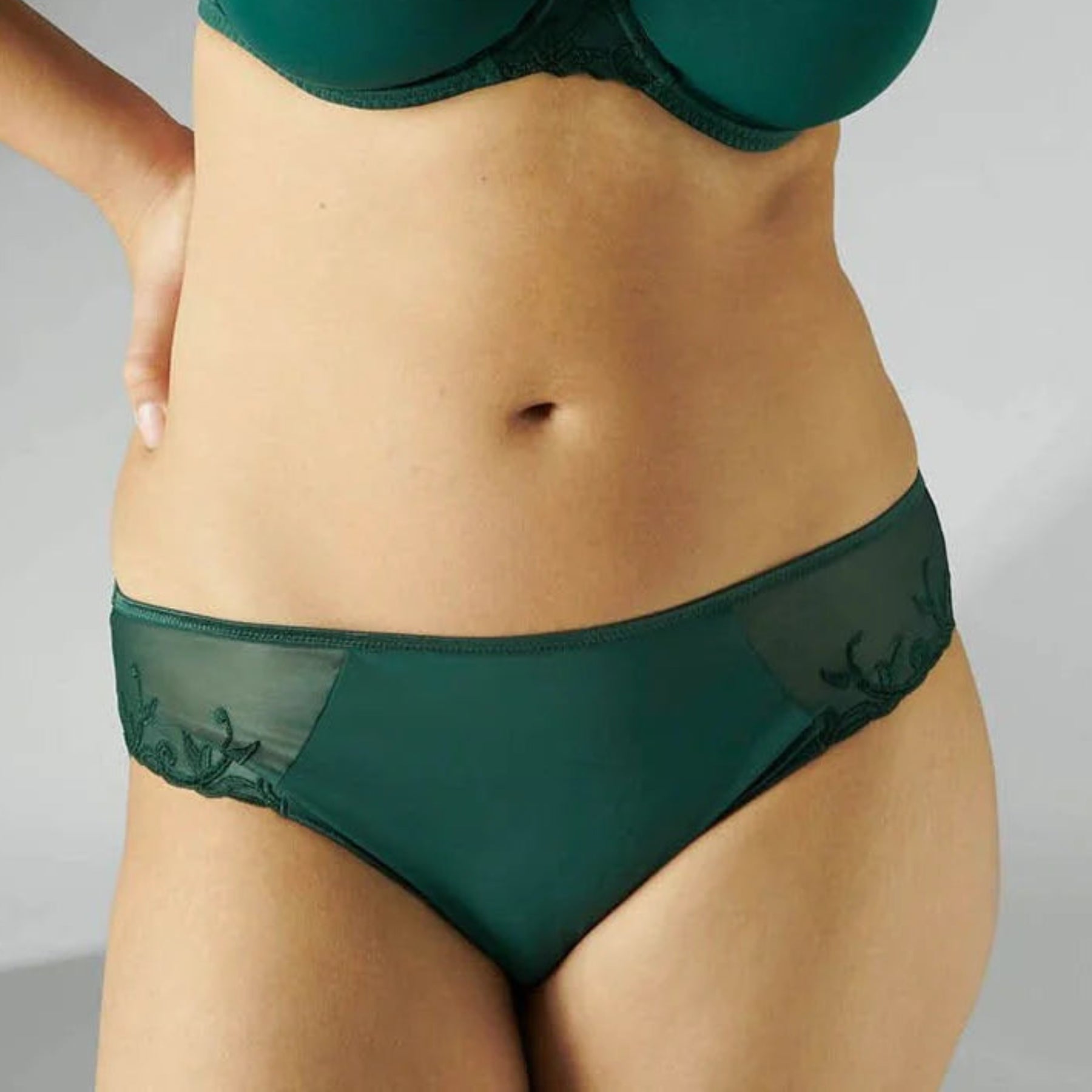 Simone Perele Andora Bikini Bottom 131727 - Vert Agate