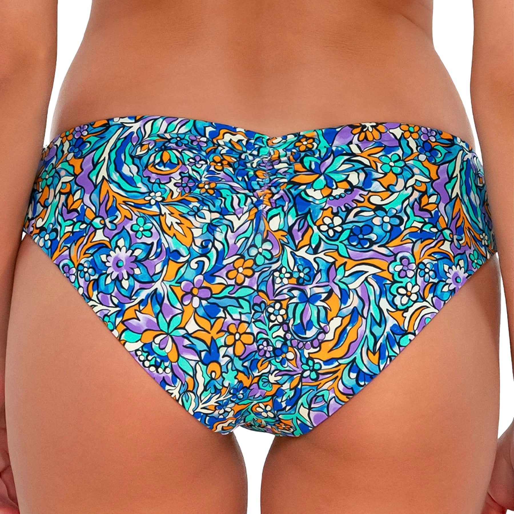 Sunsets Alana Reversible Hipster Bikini Bottom 19B Pansy Fields Back 1