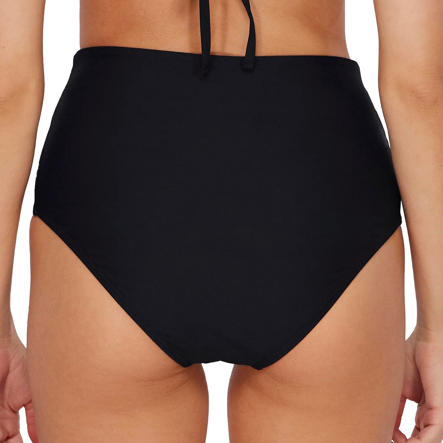 Sunsets Capri High Waist Bikini Bottom 310B Black Back