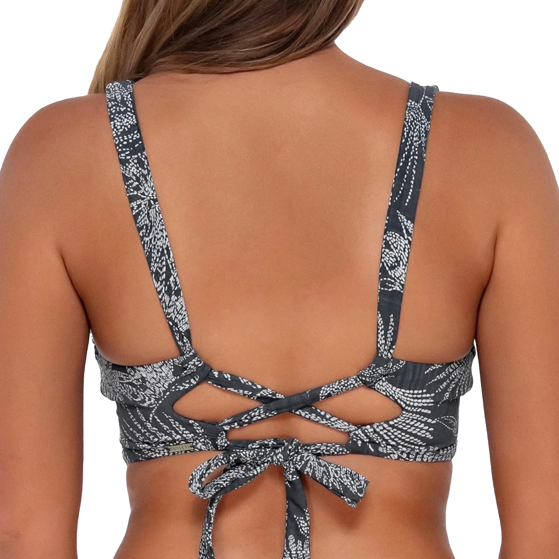 Sunsets Elsie Bikini Top 523 Fanfare Seagrass Texture Back