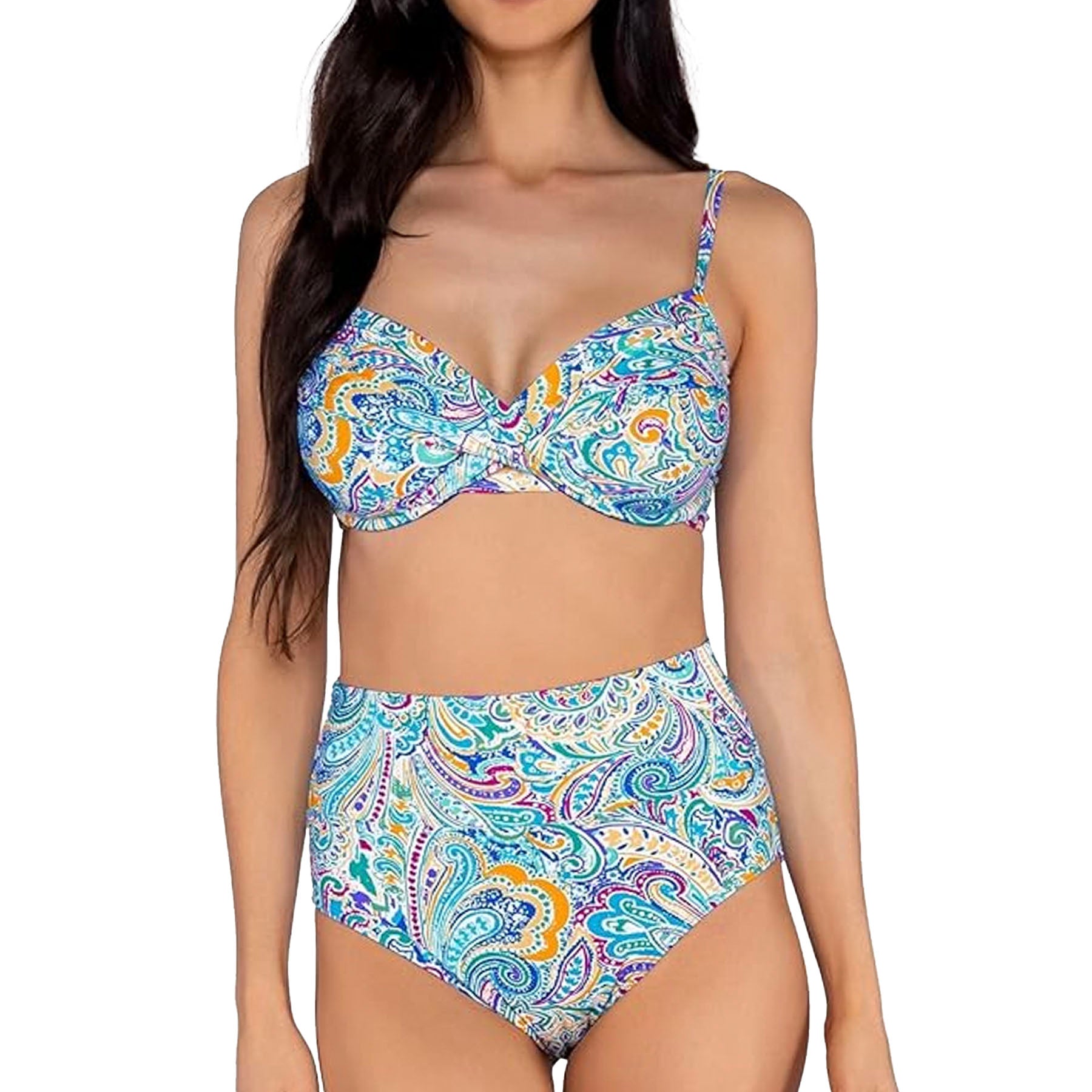 Sunsets Hannah High Waist Bikini Bottom 33B Harmony Set