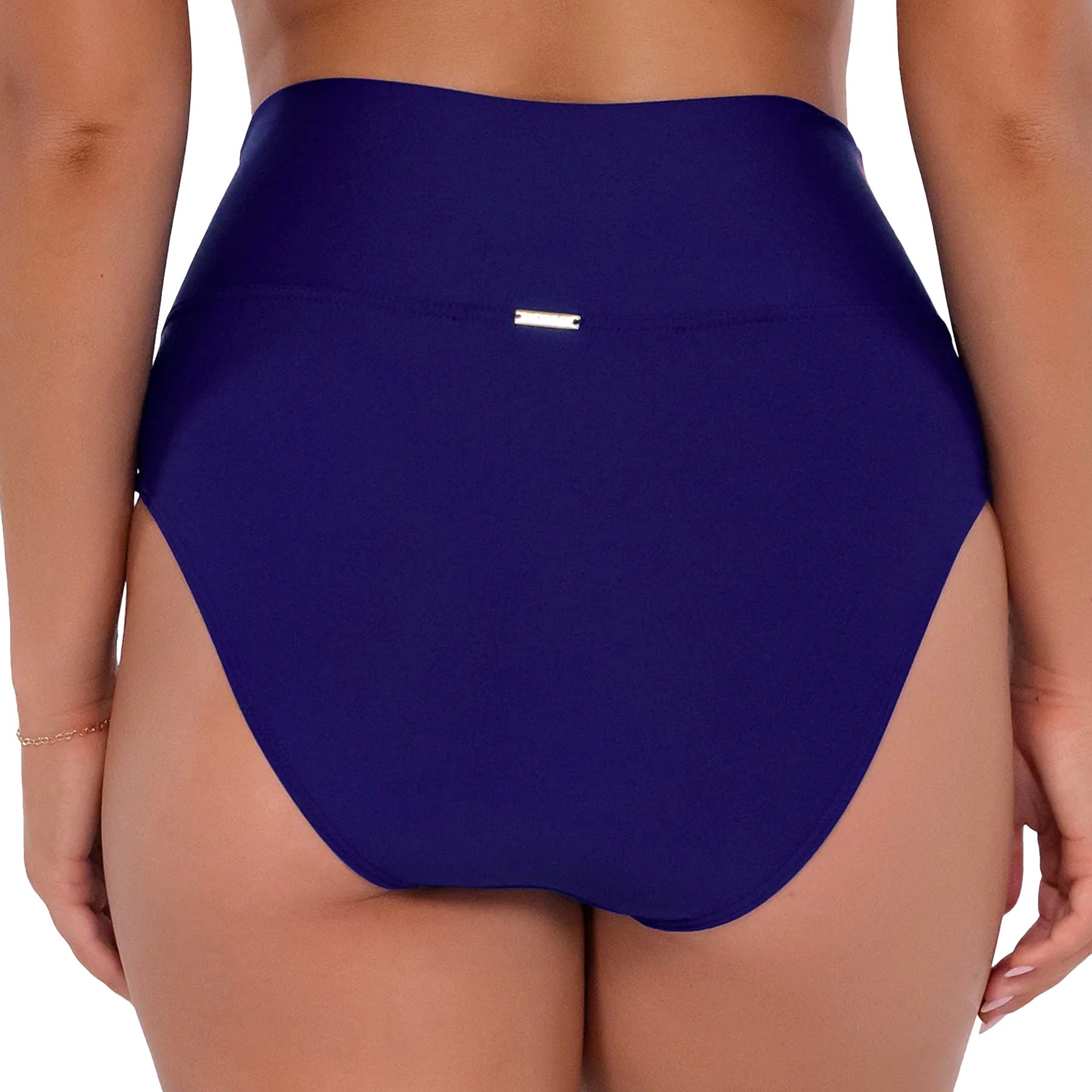 Sunsets Hannah High Waist Bikini Bottom 33B Indigo Back