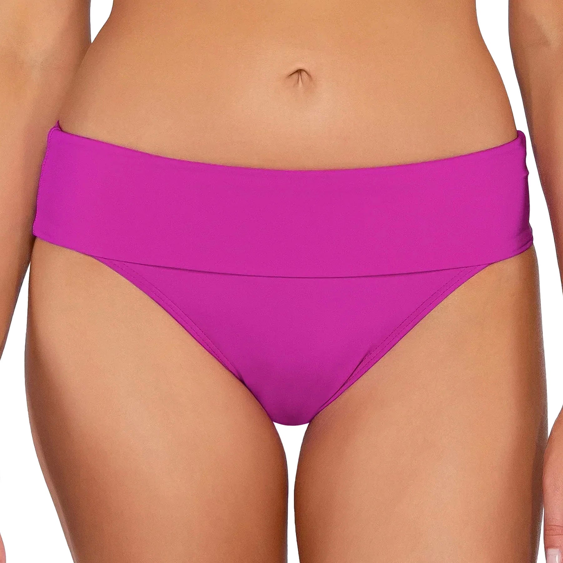 Sunsets Hannah High Waist 33B Wild Orchid Folded View