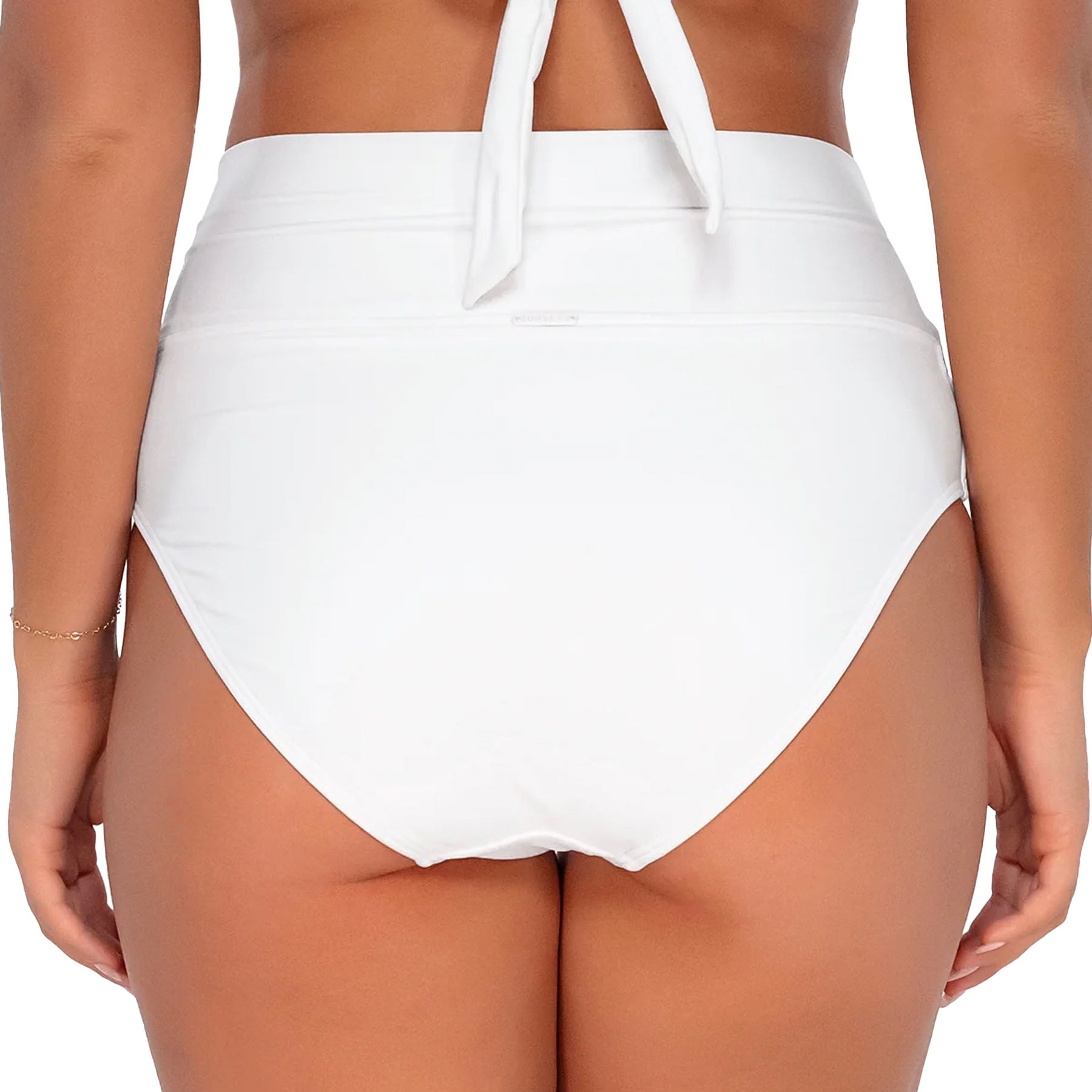 Sunsets Hannah High Waist 33B White Lily Back