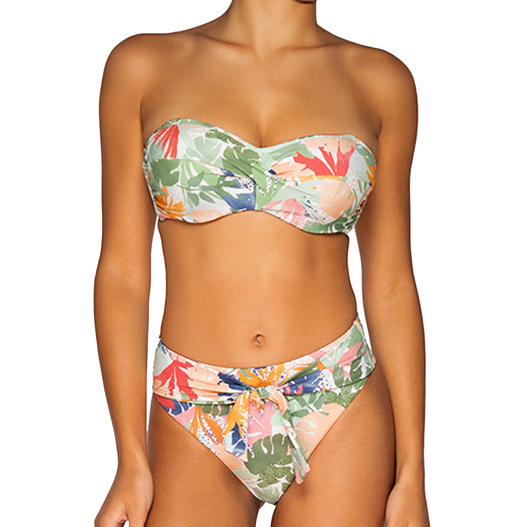 Sunsets Iconic Twist Bandeau Bikini Top 55 Serendipity Set