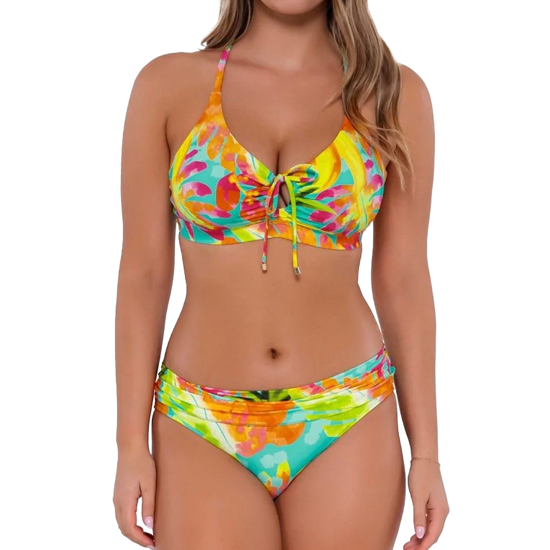 Sunsets Kauai Keyhole Bikini Top 54 Lush Luau Set