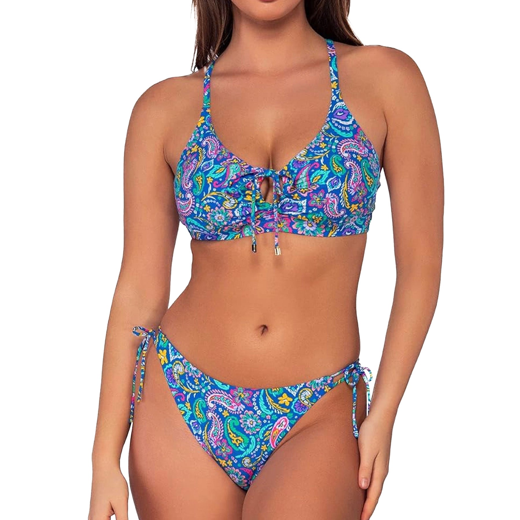 Sunsets Kauai Keyhole Bikini Top 54 Persian Sky Set
