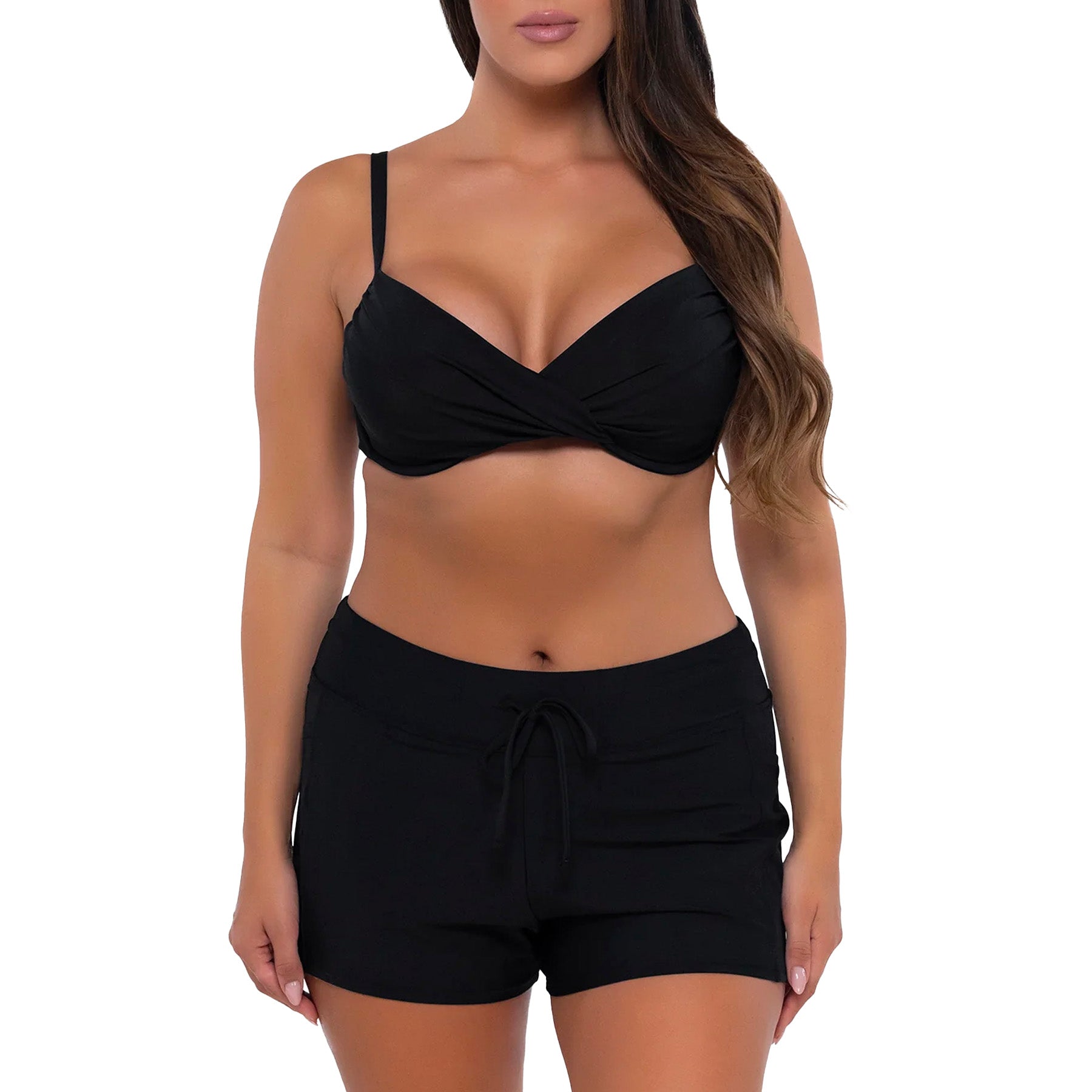 Sunsets Escape Laguna Swim Short 905B Black Set