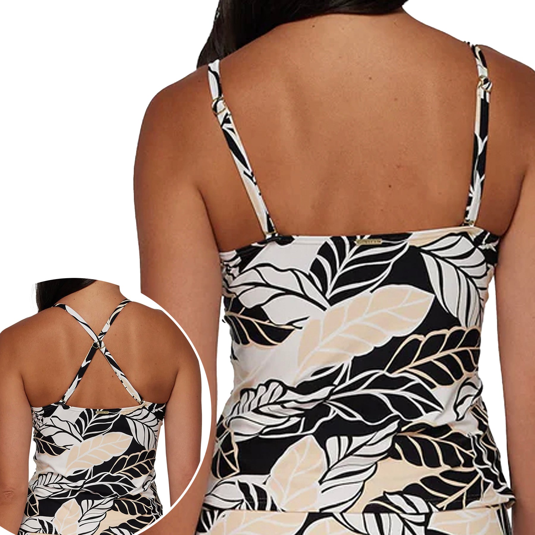 Sunsets Simone Tankini Top 81T Wild Whimsy Back