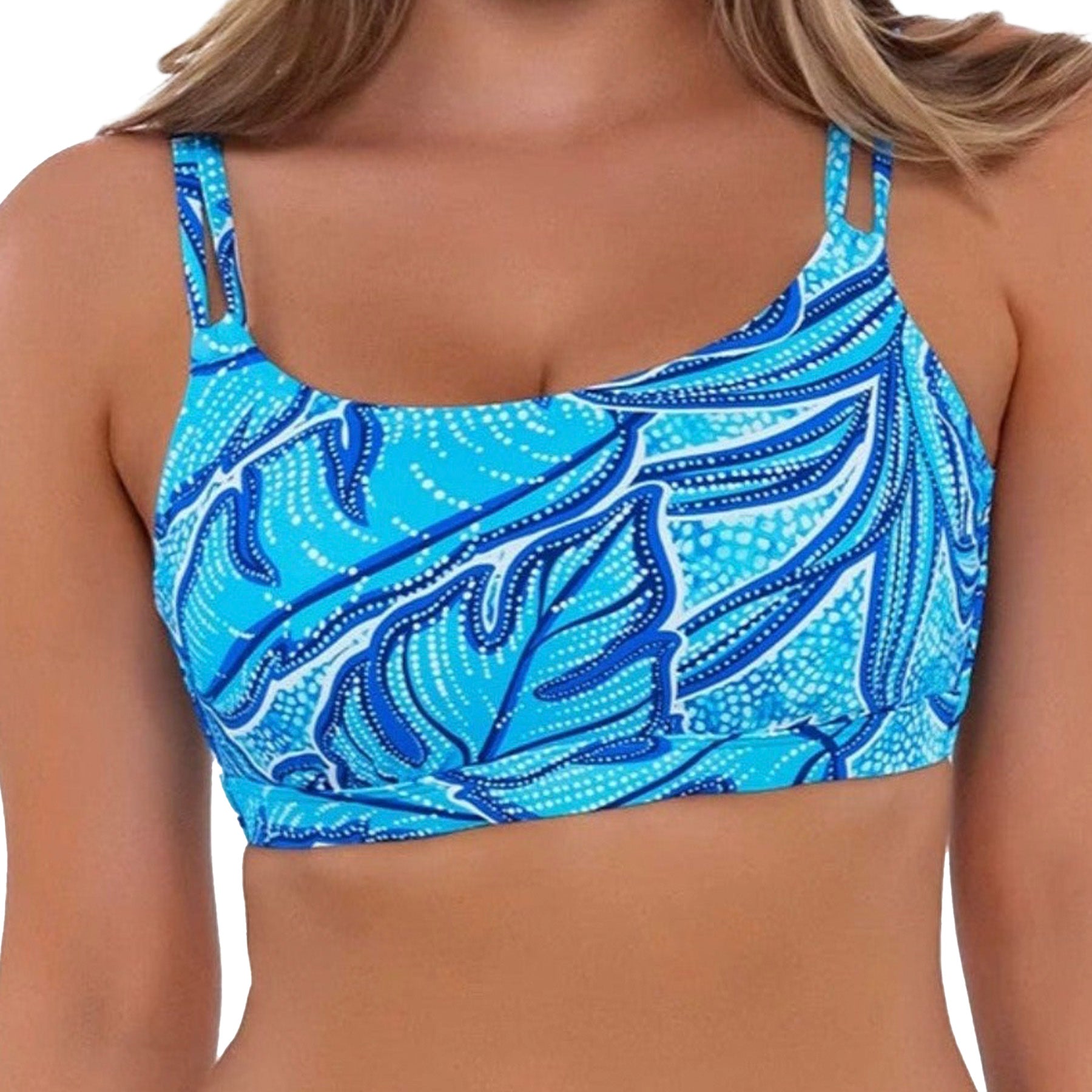Sunsets Taylor Bralette Bikini Top 56 Seaside Vista Front