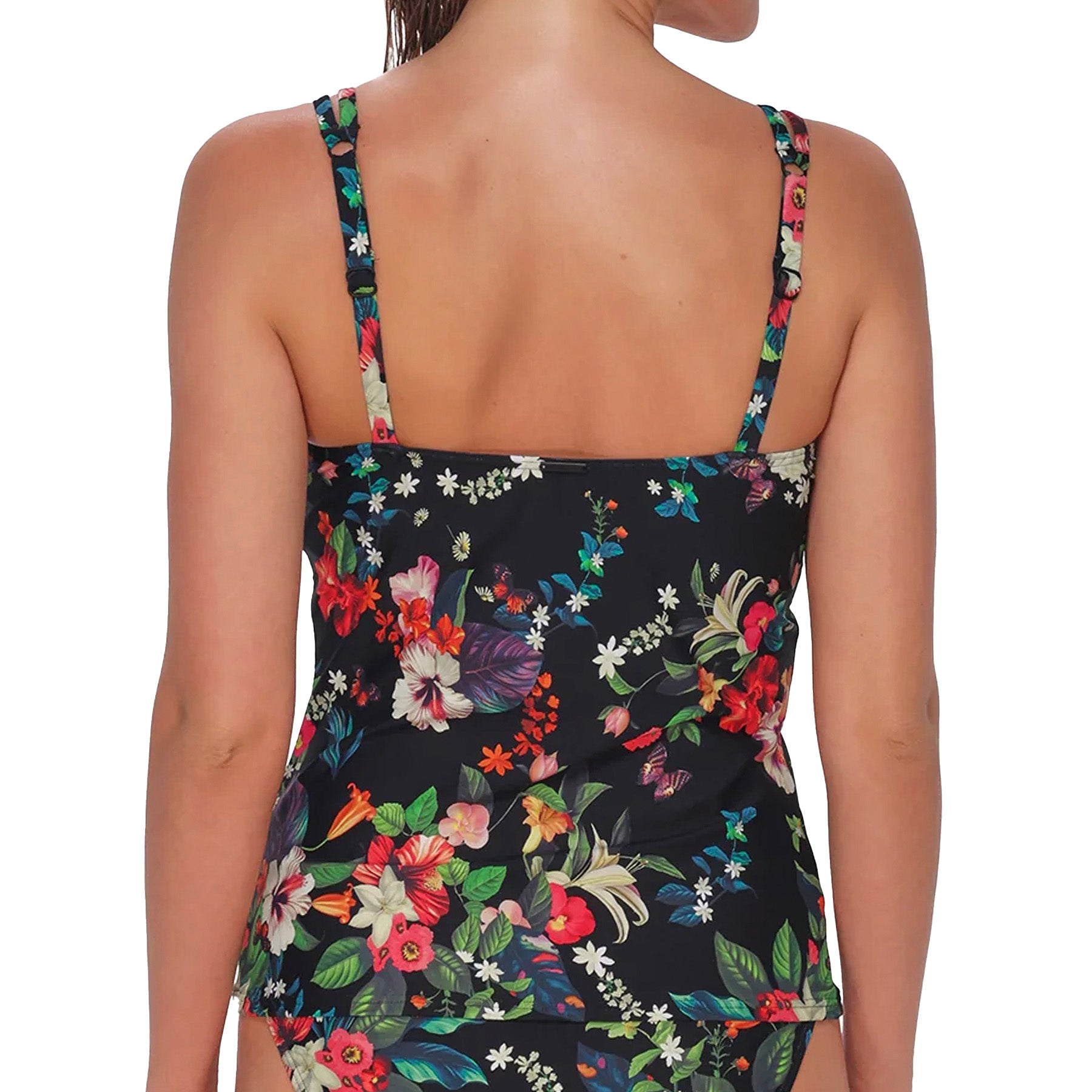 Sunsets Taylor Tankini Top 75 Fleur Noire Back