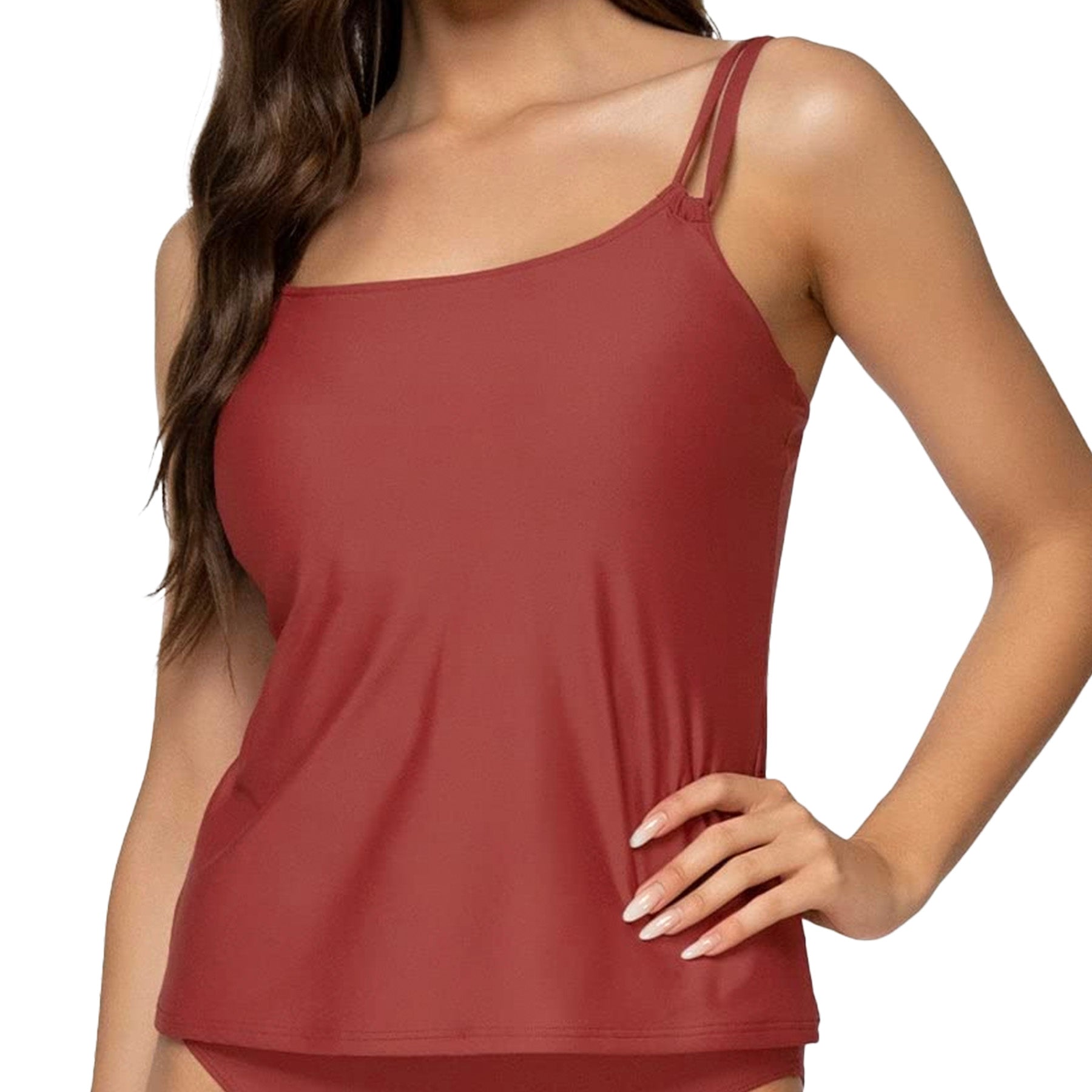 Sunsets Taylor Tankini 75EFGH Tuscan Red Front