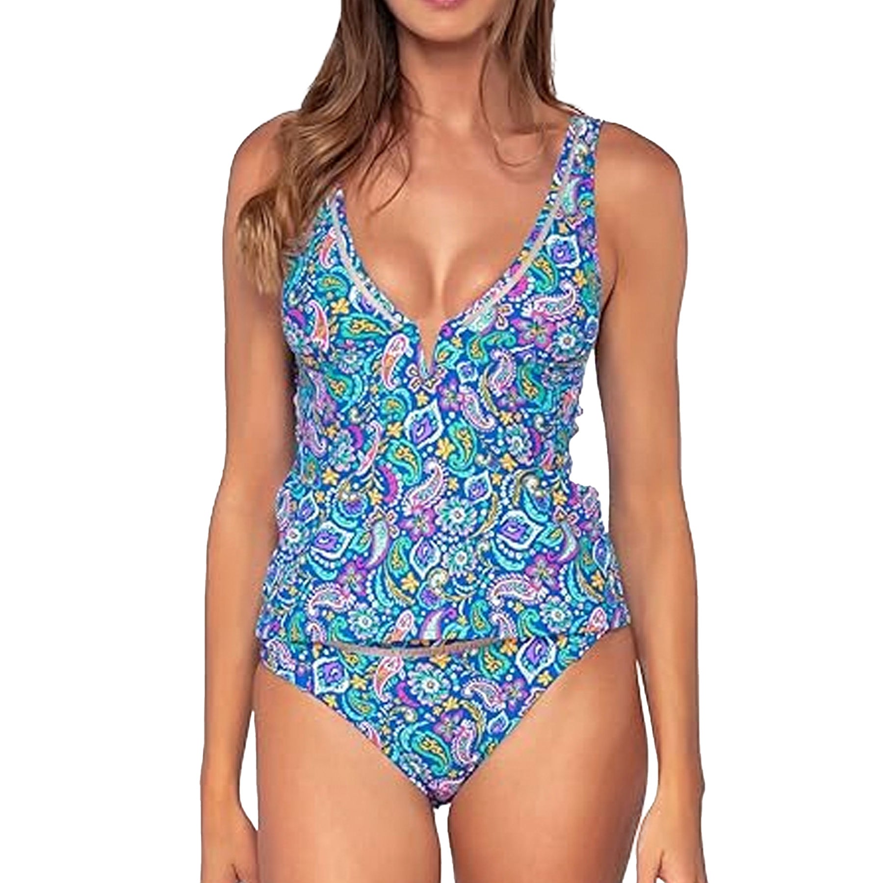Sunsets Vivian Tankini Top 815T Persian Sky Set