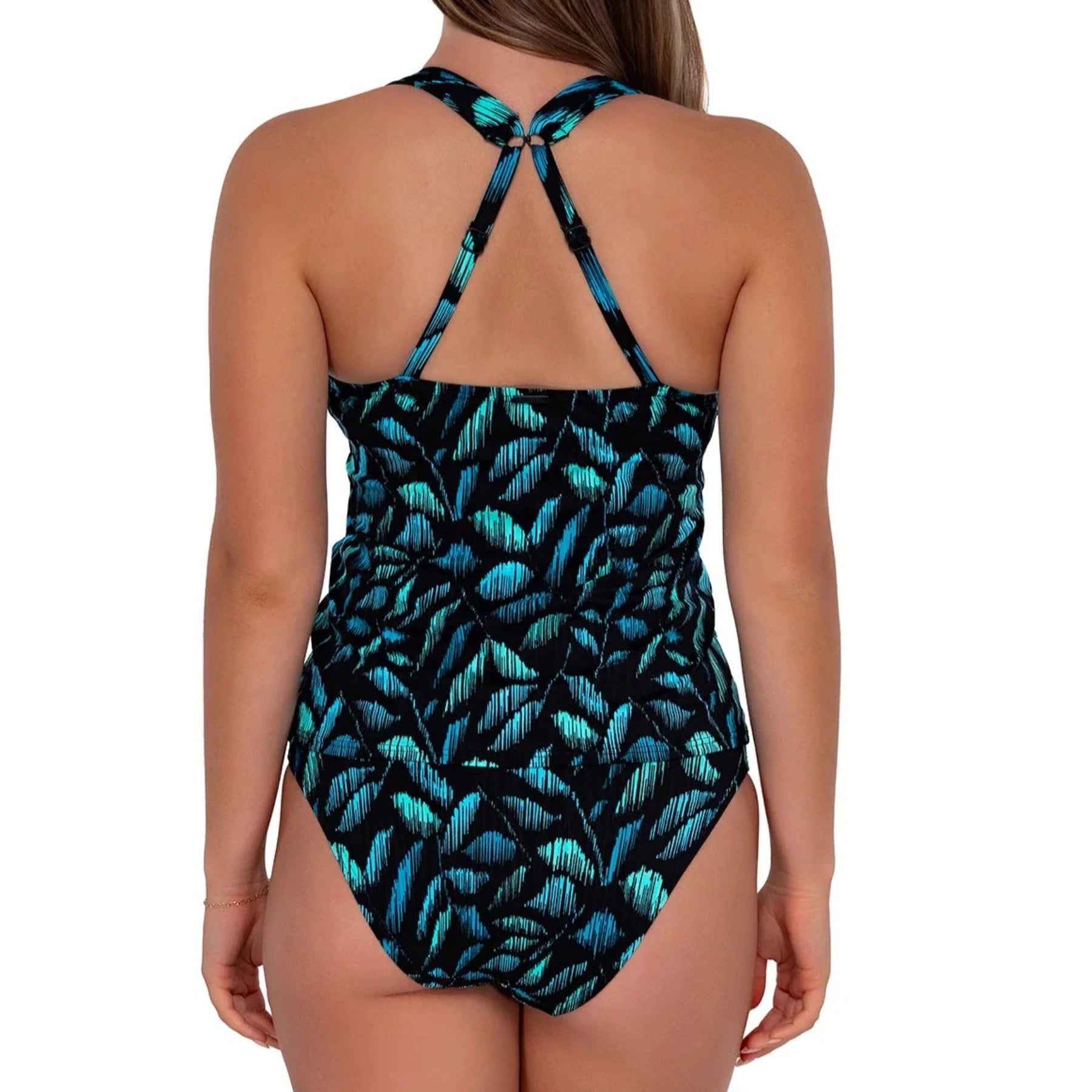 Elsie Tankini 738EFGH - Cascade Seagrass Texture