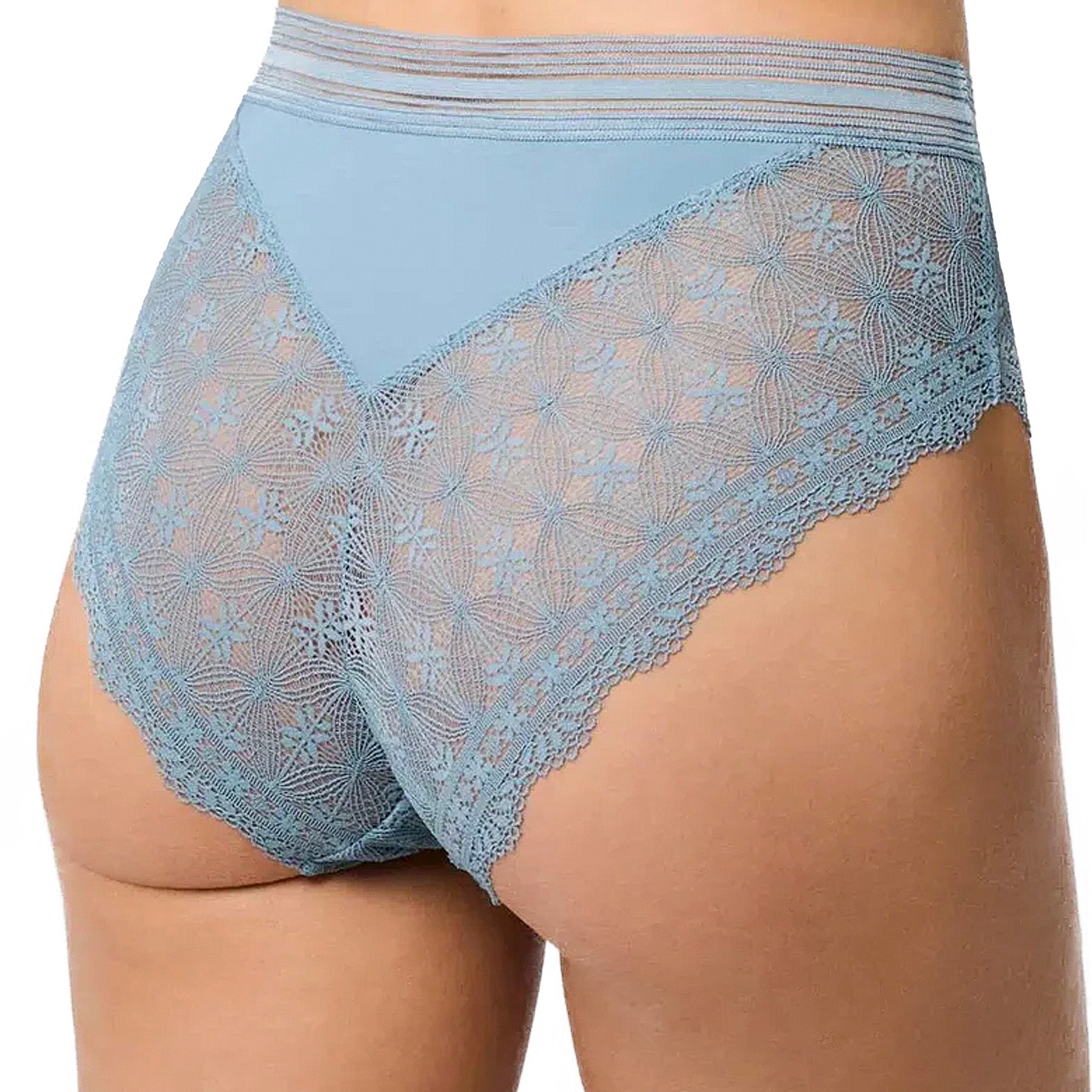 Montelle Salt Spring High Waist Brief 9549 Sea Salt Back