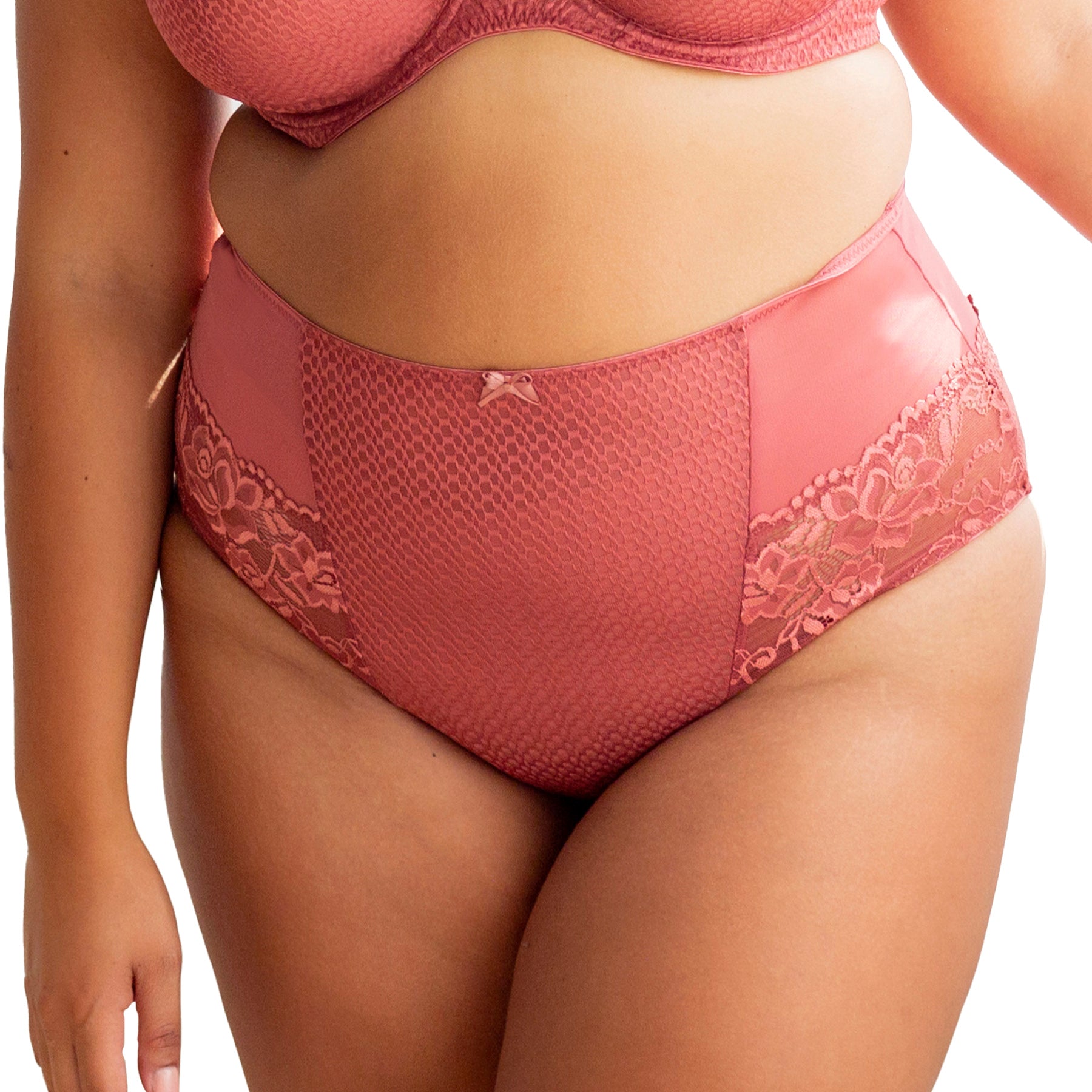Fit Fully Yours Serena Lace Brief U2763 Canyon Rose