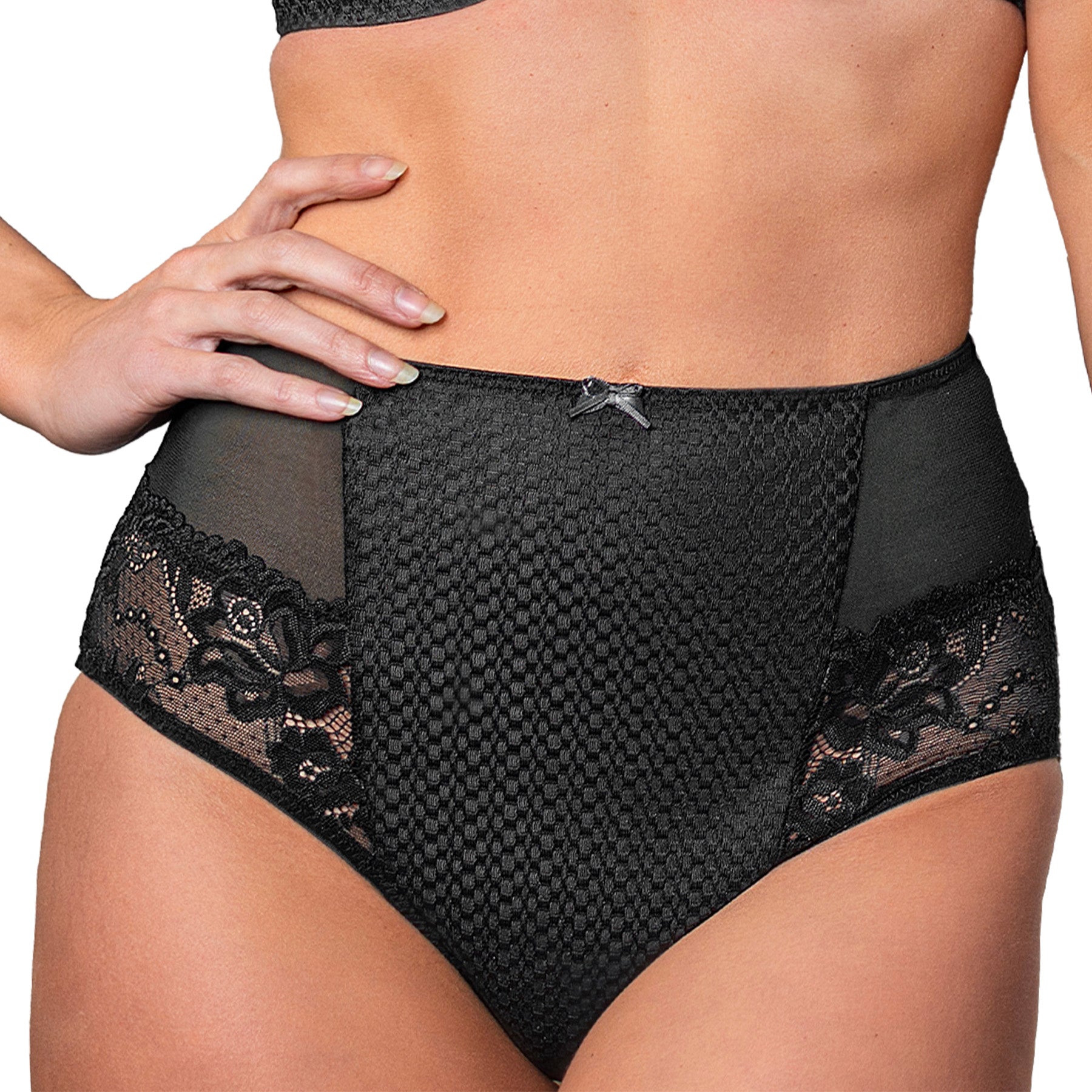 Fit Fully Yours Serena Lace Brief U2763 Graphite