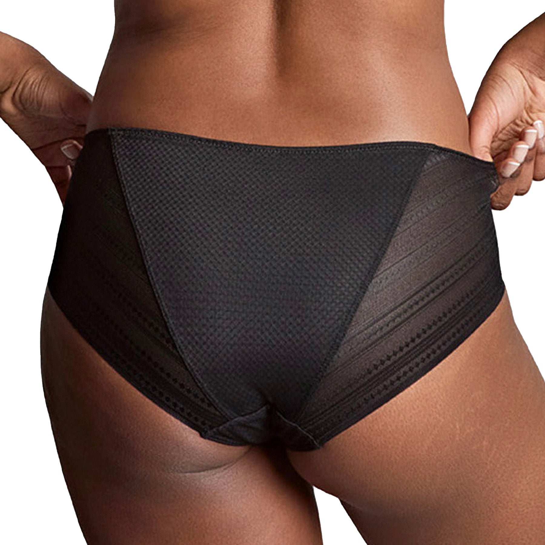 Panache Serene Brief 10302 Black Back
