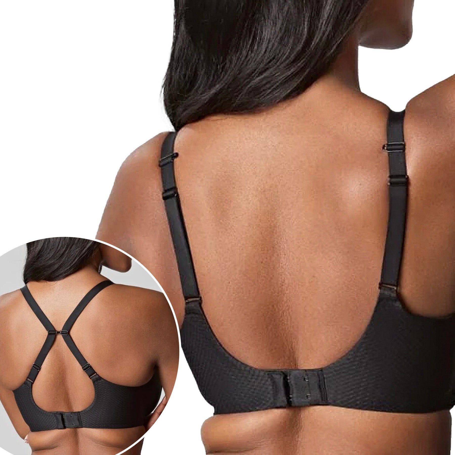 Panache Serene Full Cup Underwire Bra 10305 Black Back