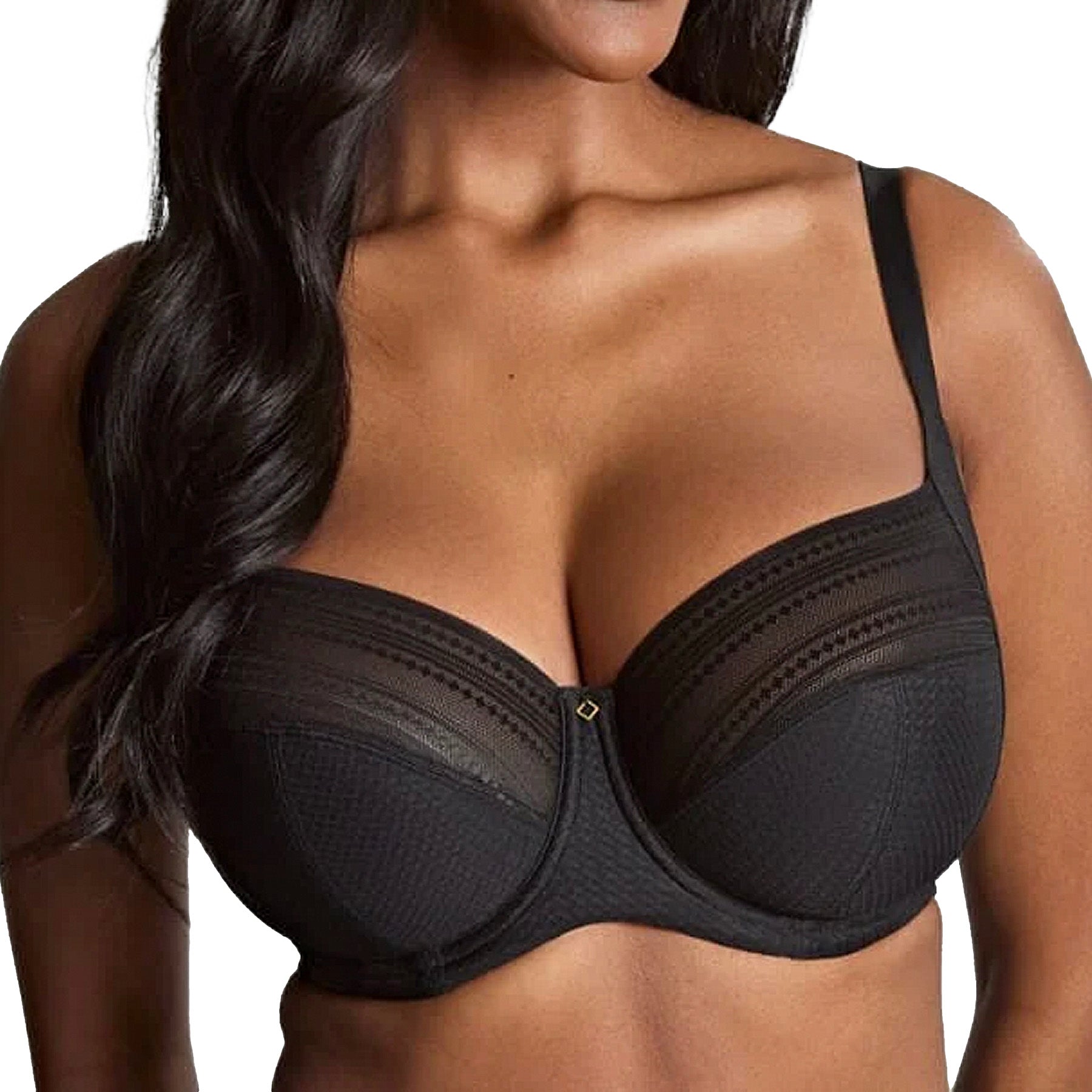 Panache Serene Full Cup Underwire Bra 10305 Black Front