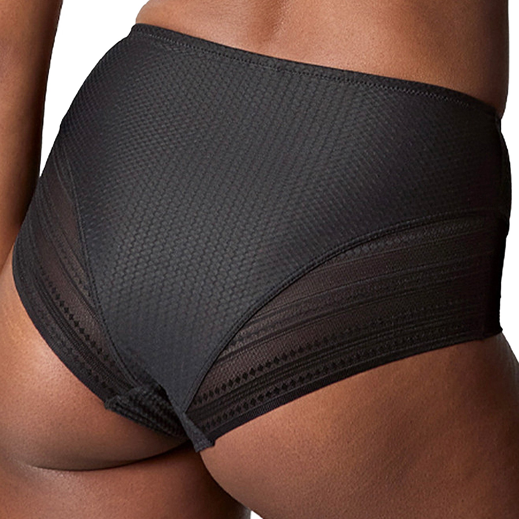 Panache Serene High Waist Brief 10303 Black Back