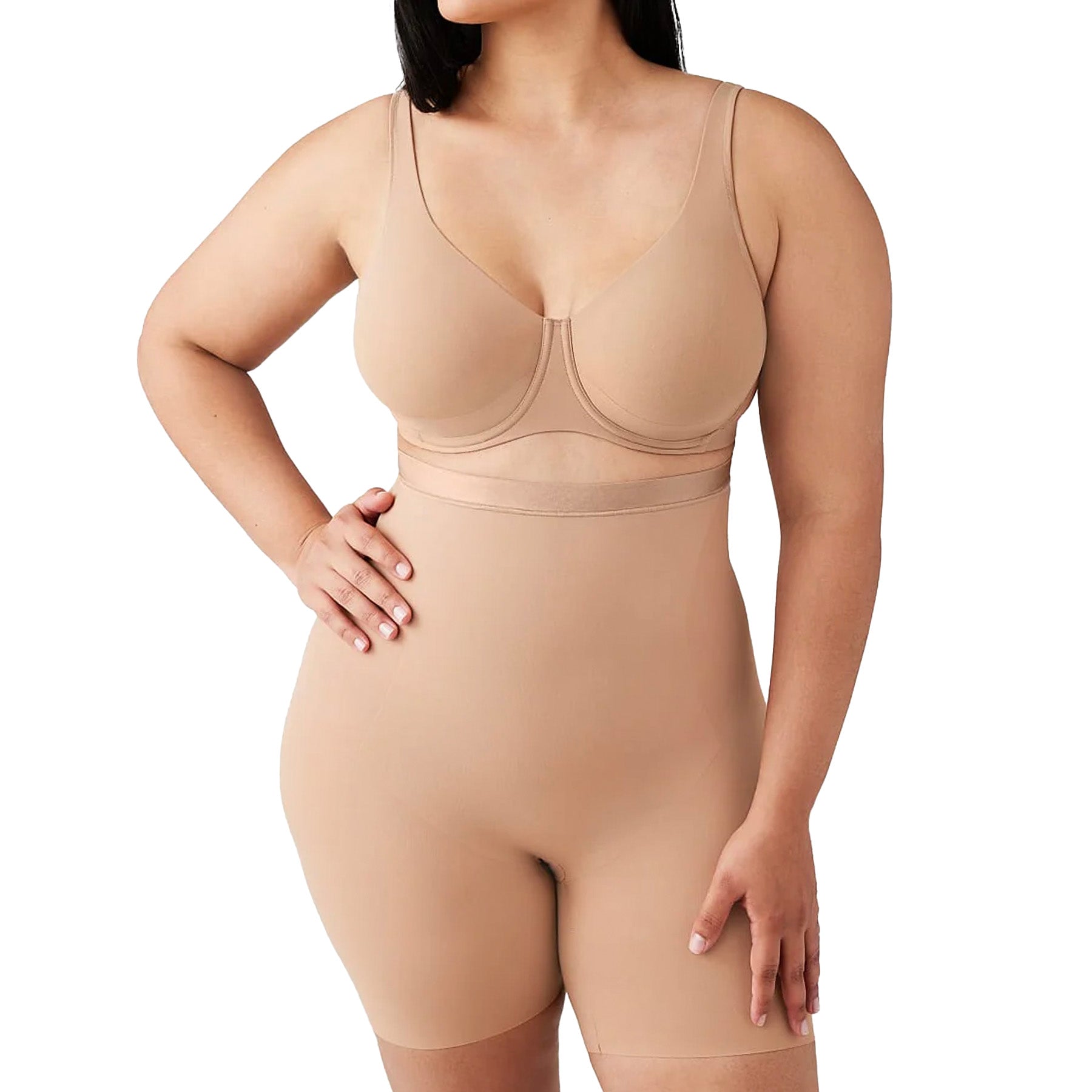 Wacoal Shape Revelation Hourglass Thigh Shaper 805387 Praline Set